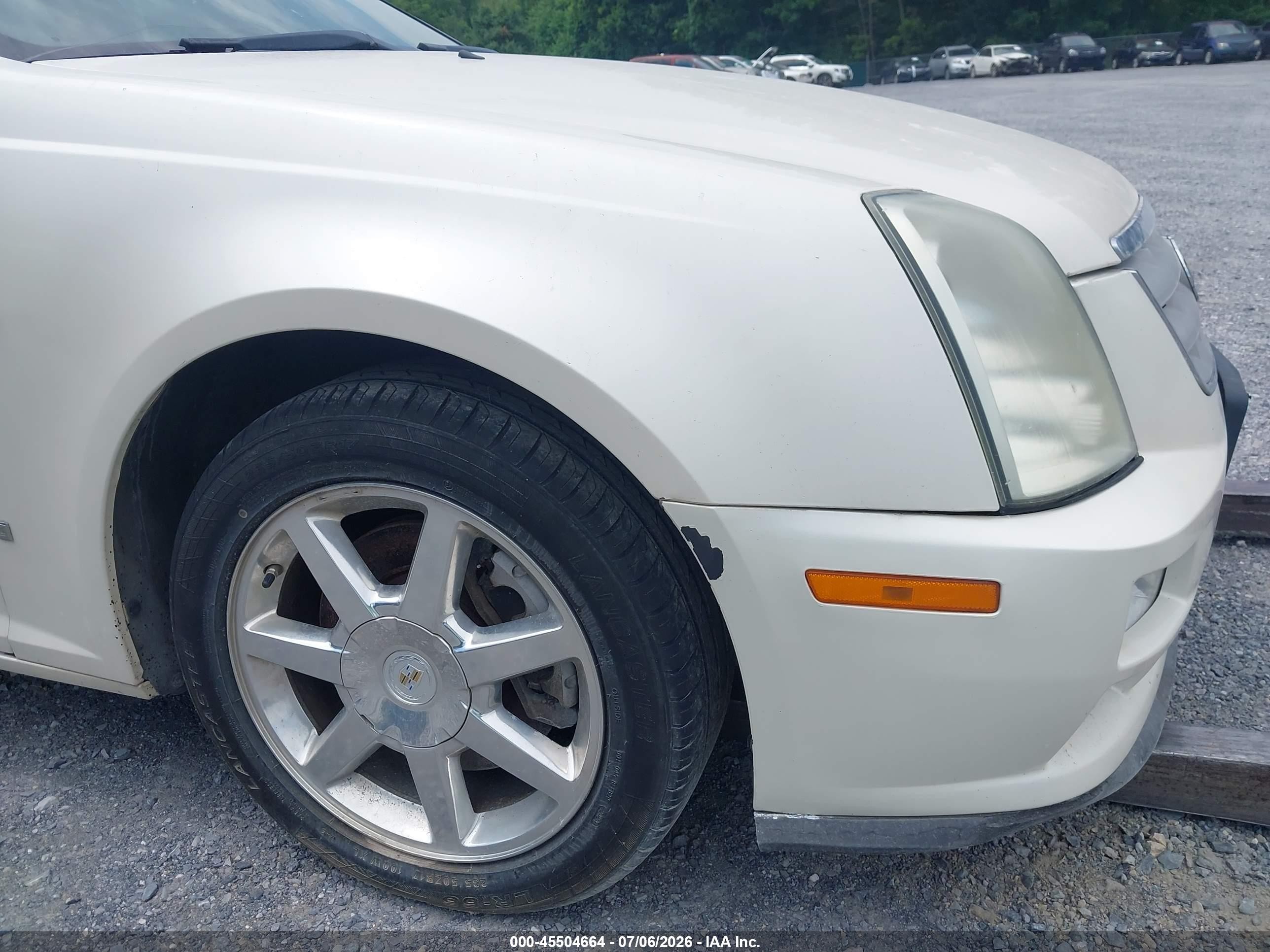 2007 Cadillac Sts V6 White vin: 1G6DW677870192741
