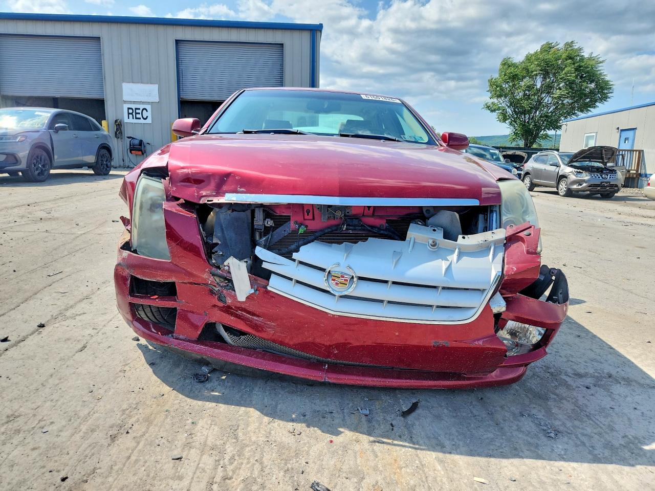 2006 Cadillac Sts Burgundy vin: 1G6DW677960174442