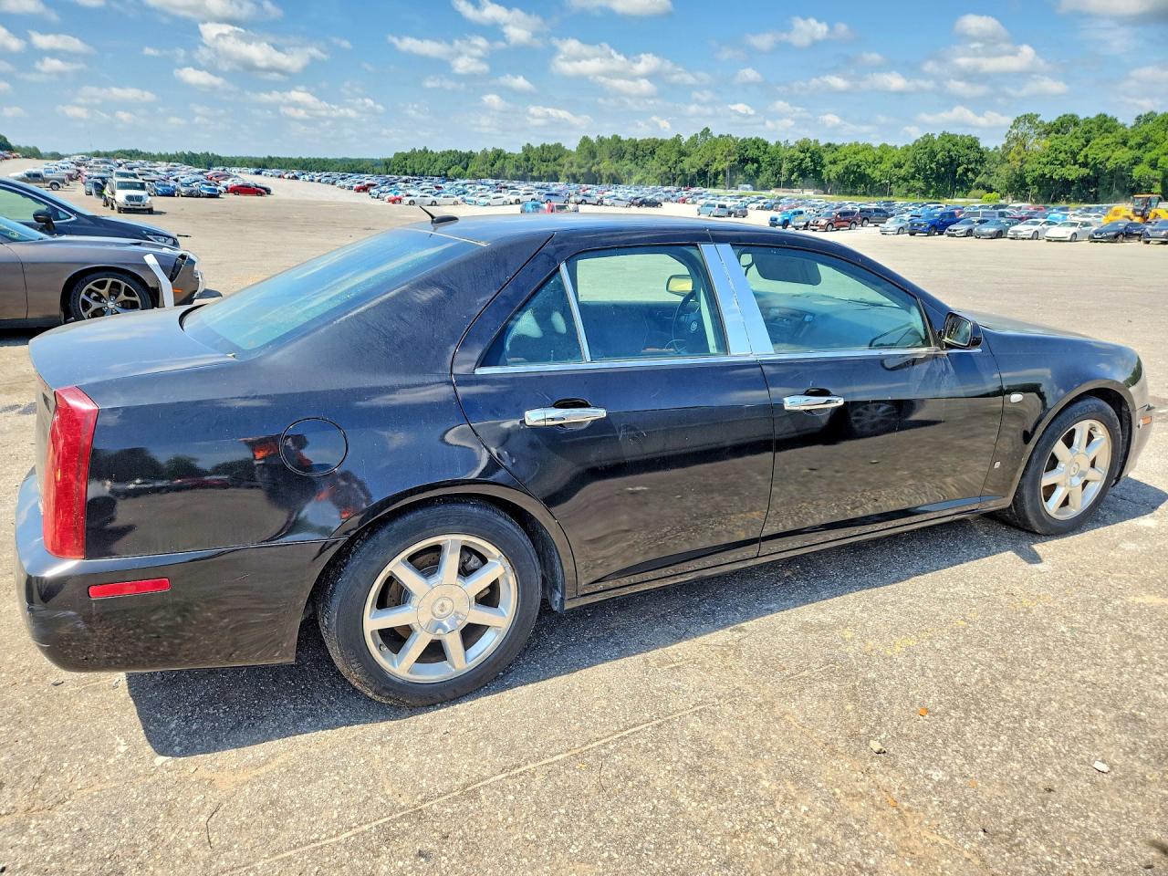 2007 Cadillac Sts Black vin: 1G6DW677970150952