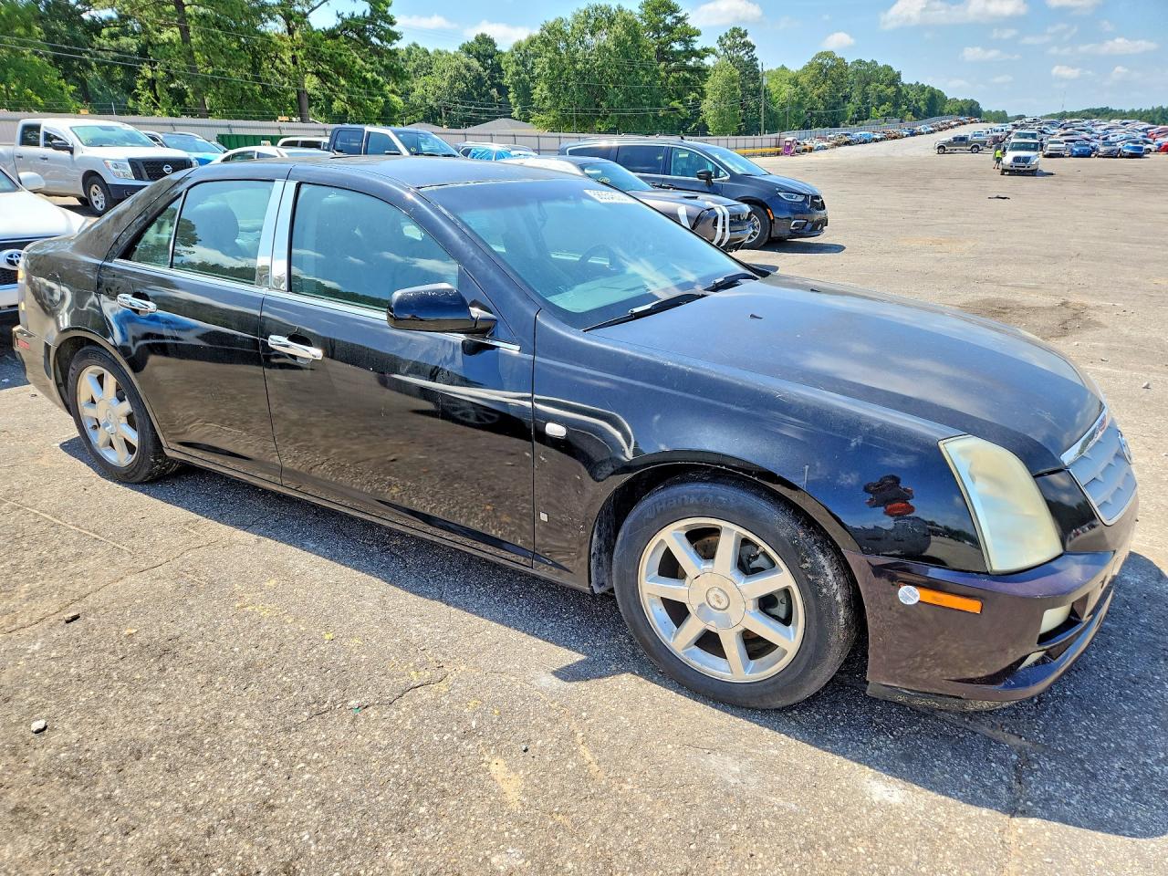 2007 Cadillac Sts Black vin: 1G6DW677970150952