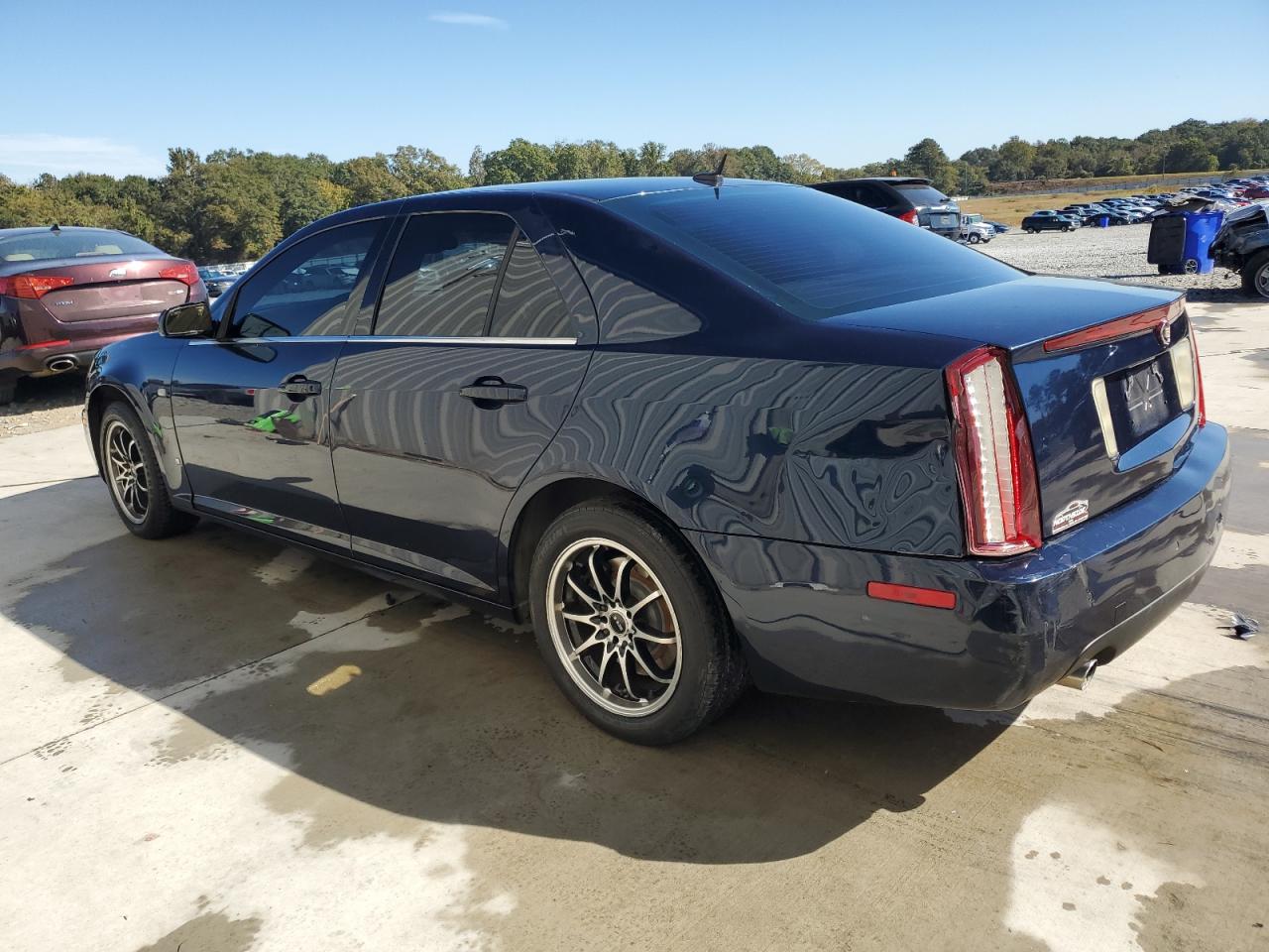 2007 Cadillac Sts Синий vin: 1G6DW677970190206