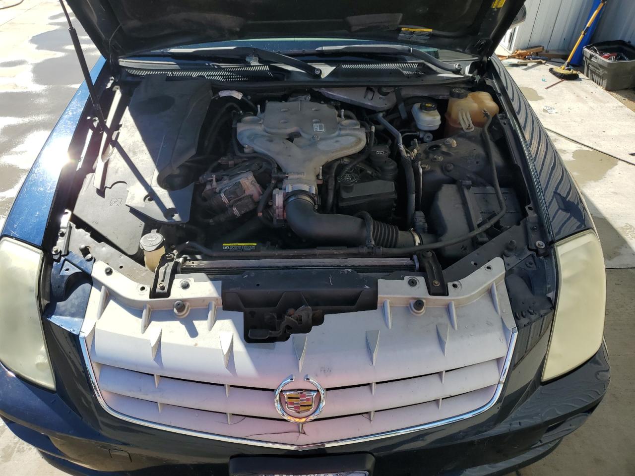 2007 Cadillac Sts Синий vin: 1G6DW677970190206