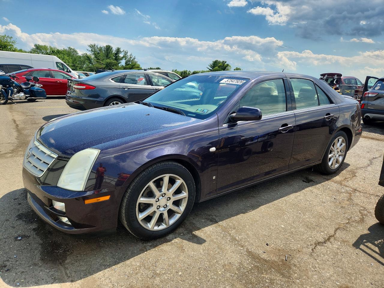 2006 Cadillac Sts Purple vin: 1G6DW677X60121751