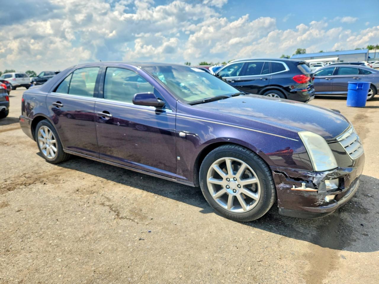 2006 Cadillac Sts Purple vin: 1G6DW677X60121751