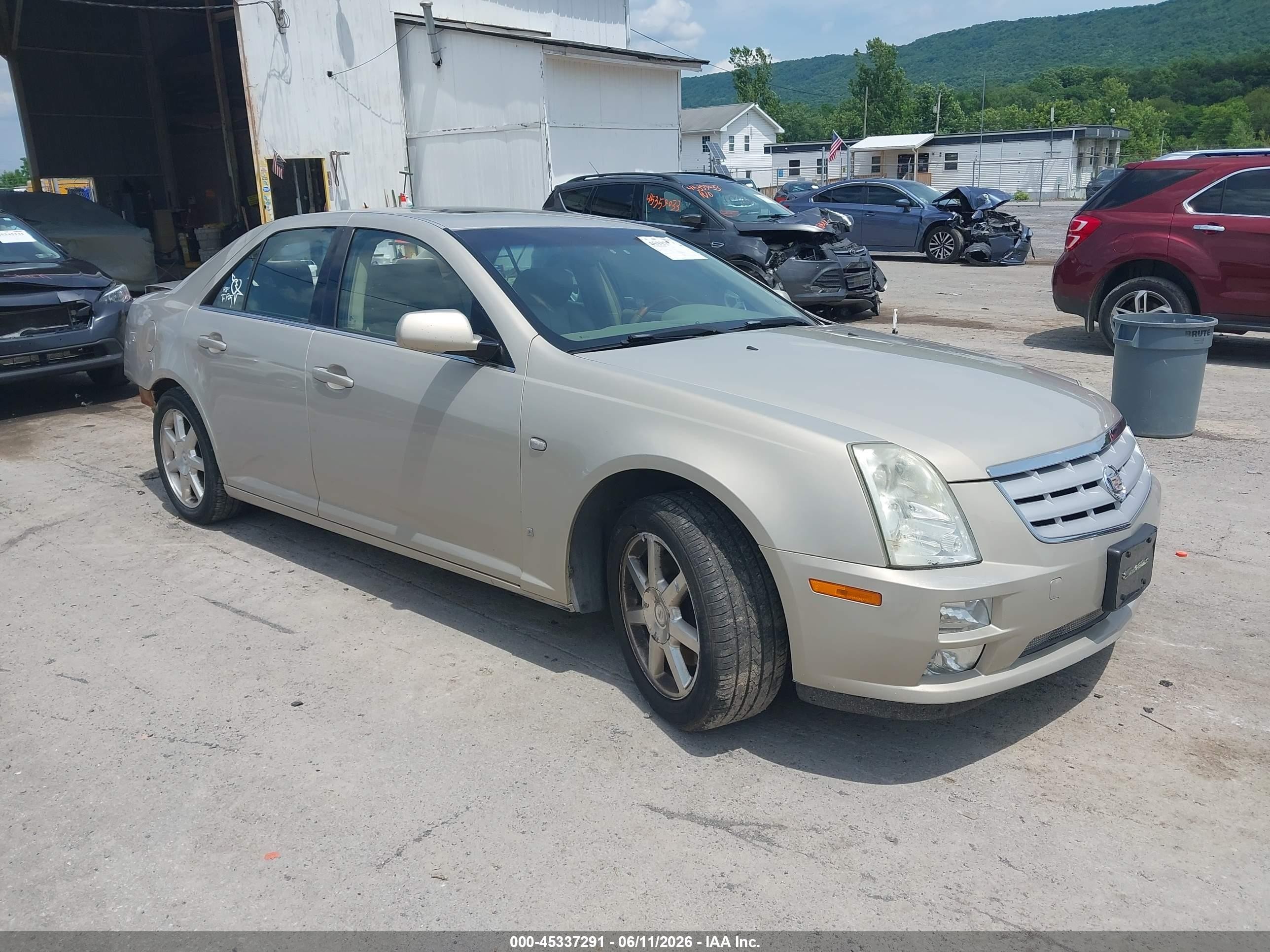 2007 Cadillac Sts V6 Gold vin: 1G6DW677X70153004
