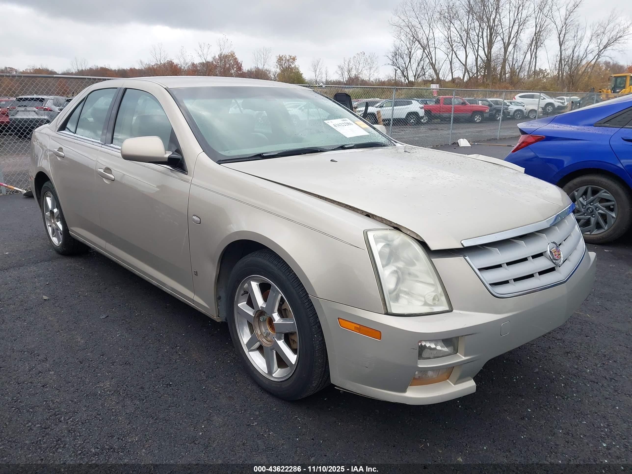 2007 Cadillac Sts V6 Tan vin: 1G6DW677X70158946