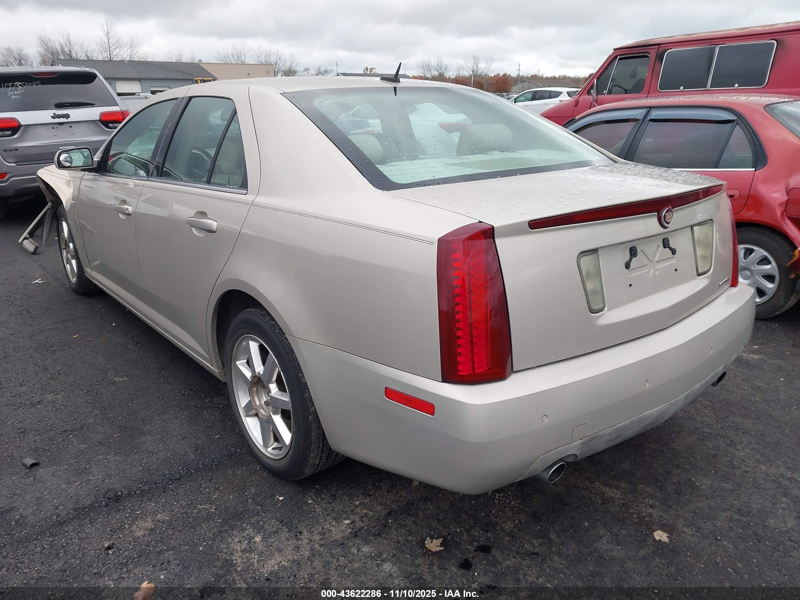 2007 Cadillac Sts V6 Tan vin: 1G6DW677X70158946