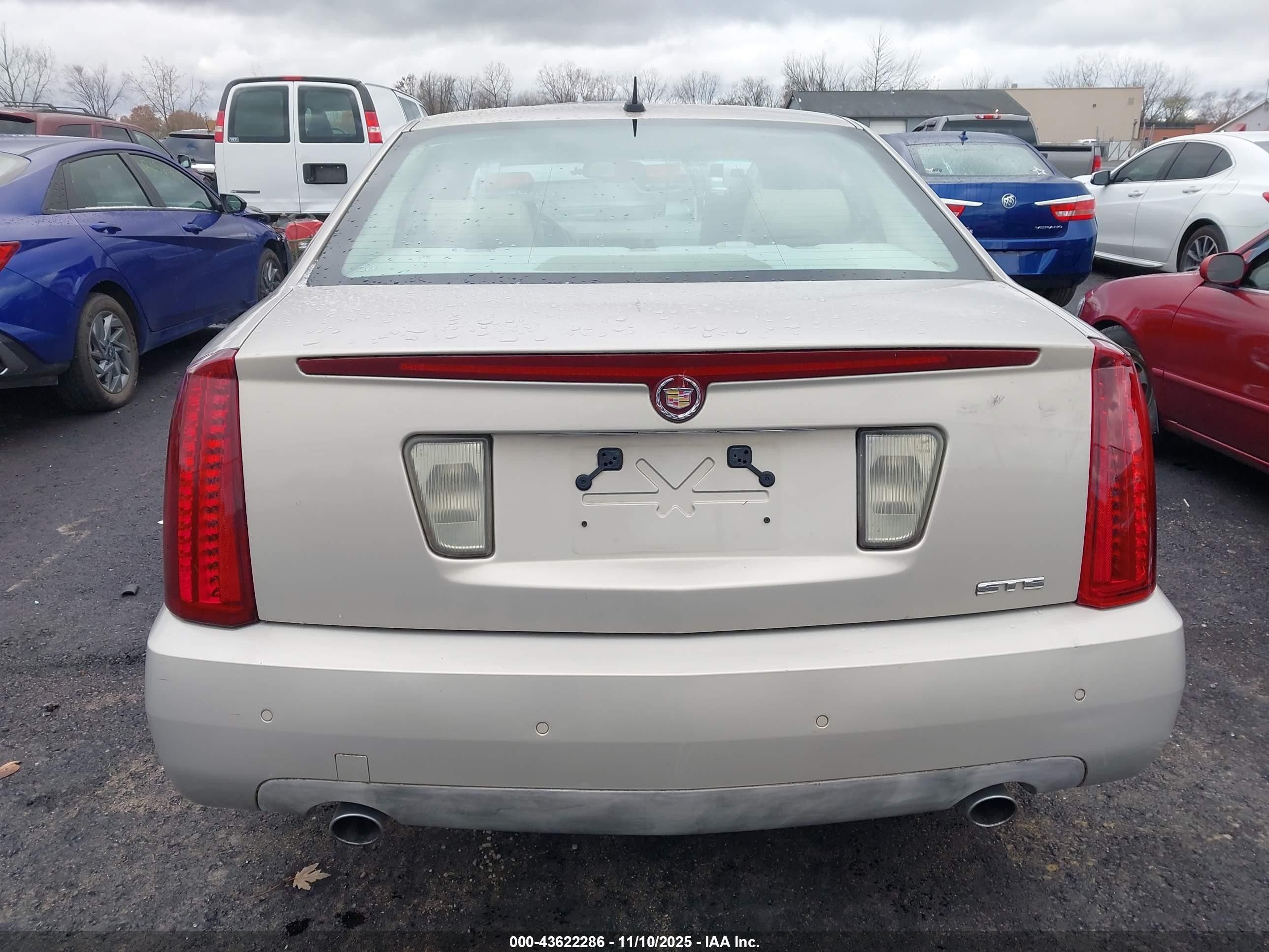 2007 Cadillac Sts V6 Tan vin: 1G6DW677X70158946