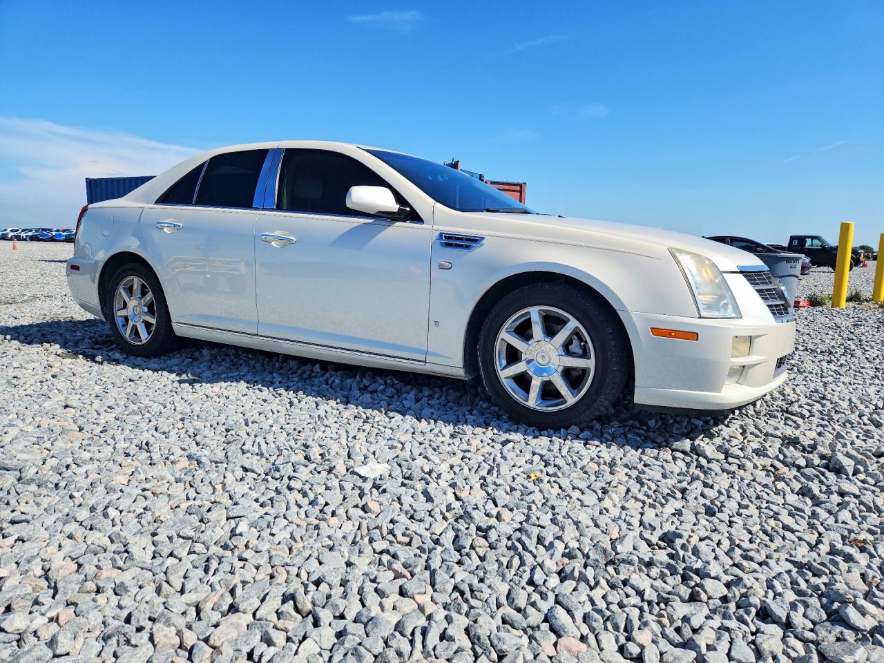2008 Cadillac Sts White vin: 1G6DW67V180194119