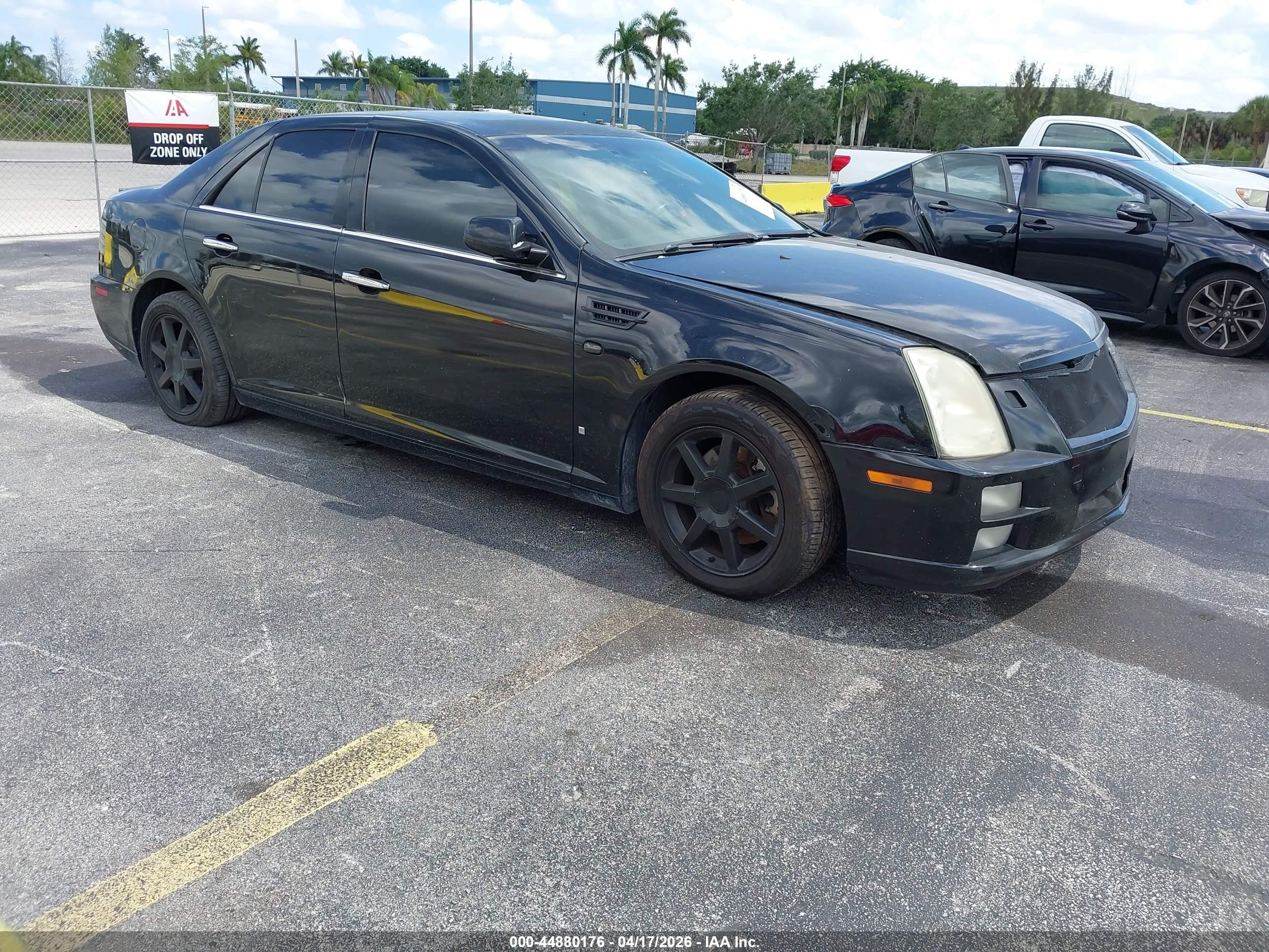 2008 Cadillac Sts V6 Черный vin: 1G6DW67V280103231