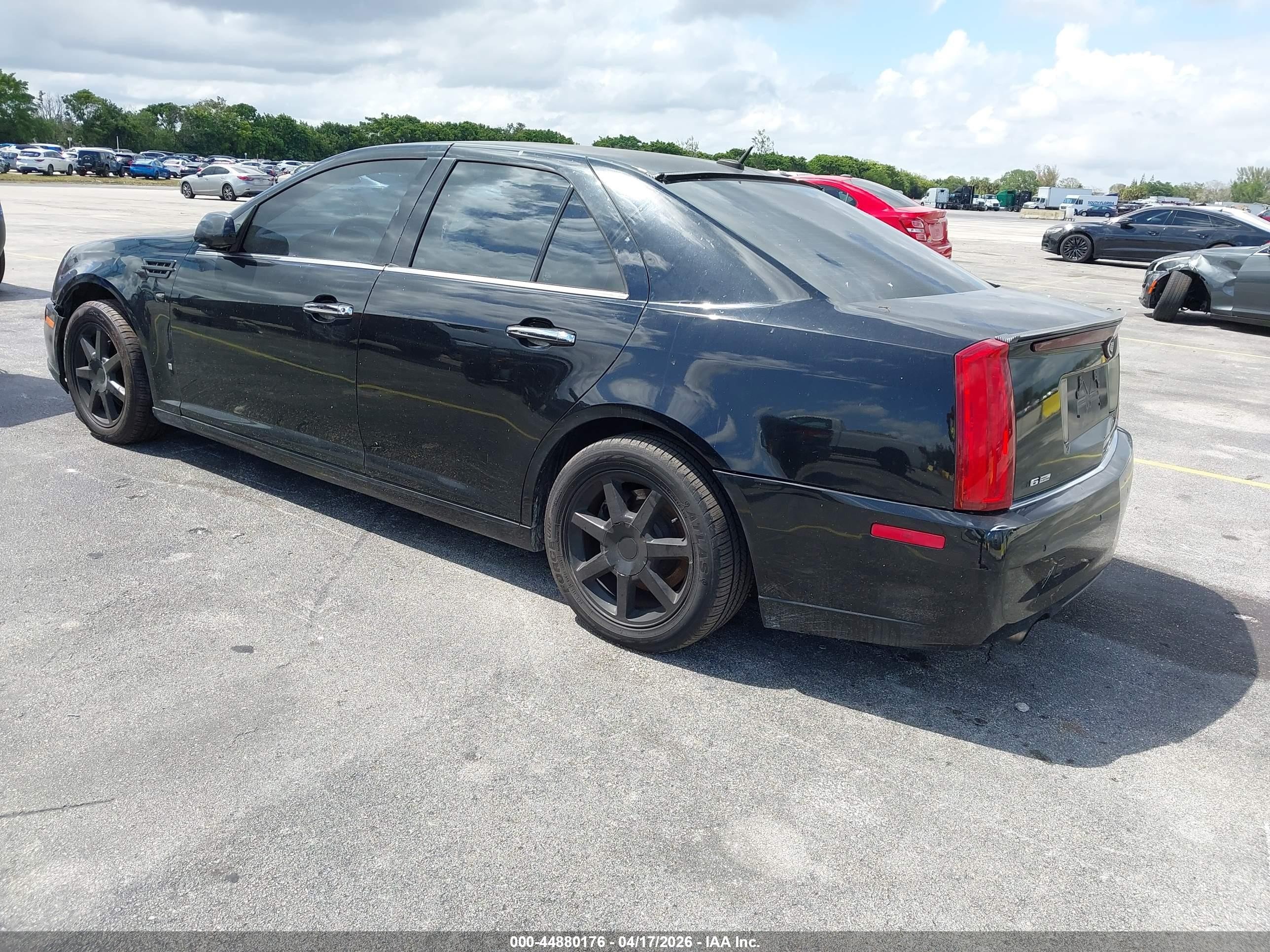 2008 Cadillac Sts V6 Черный vin: 1G6DW67V280103231