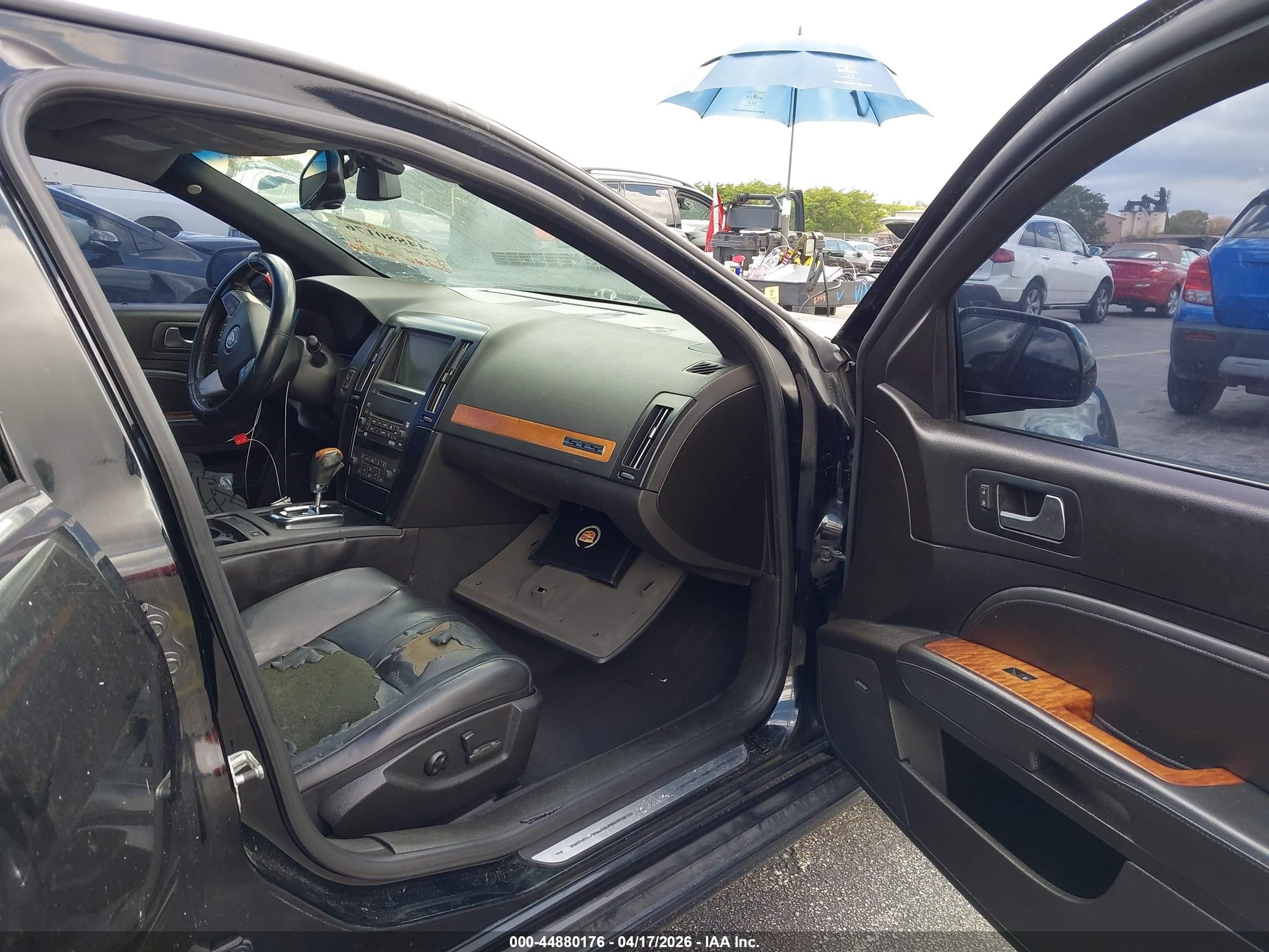 2008 Cadillac Sts V6 Черный vin: 1G6DW67V280103231