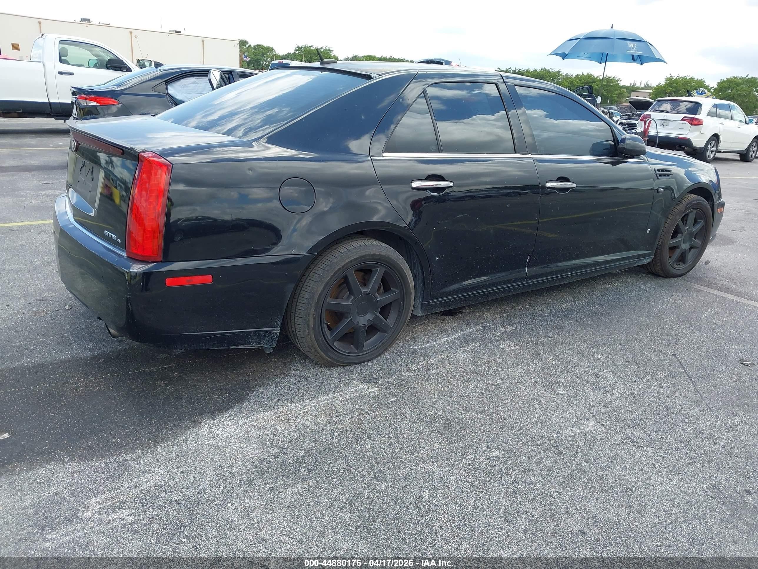 2008 Cadillac Sts V6 Черный vin: 1G6DW67V280103231