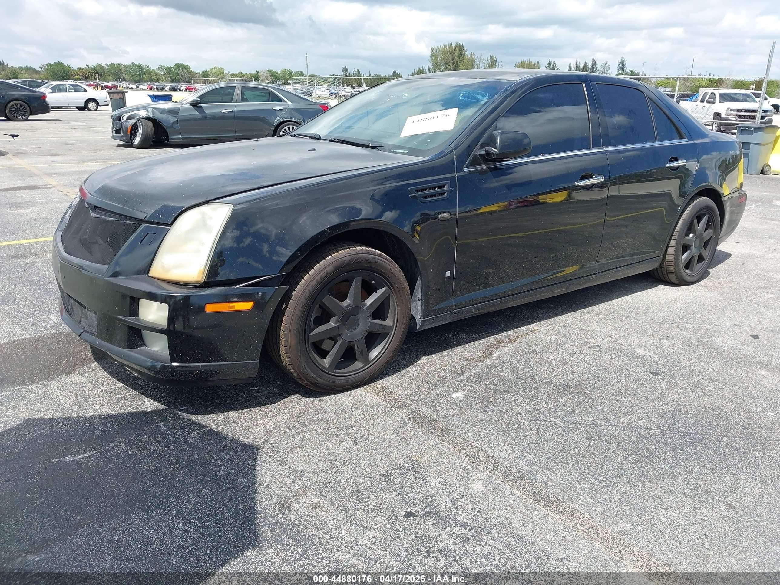 2008 Cadillac Sts V6 Черный vin: 1G6DW67V280103231