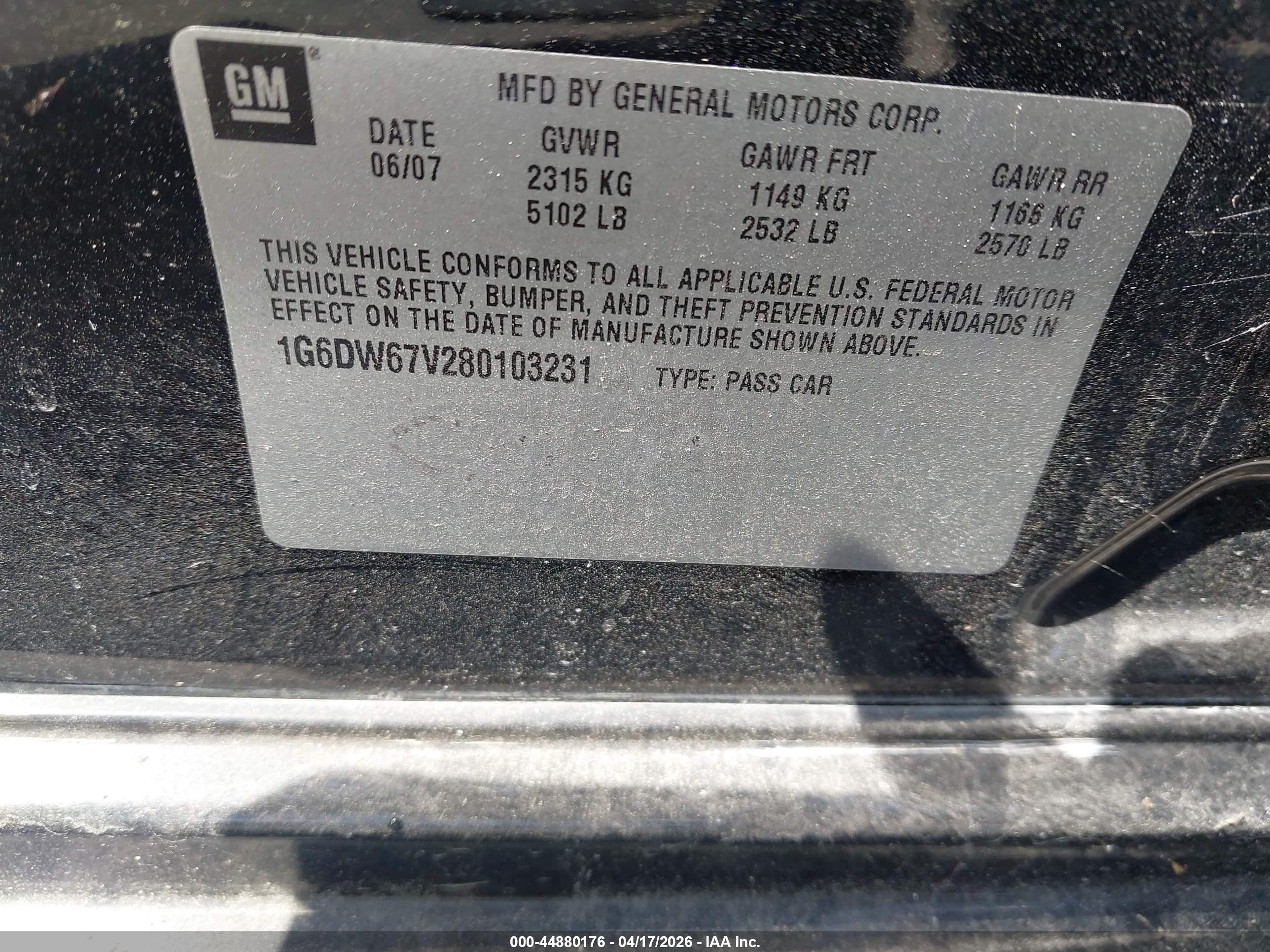 2008 Cadillac Sts V6 Черный vin: 1G6DW67V280103231