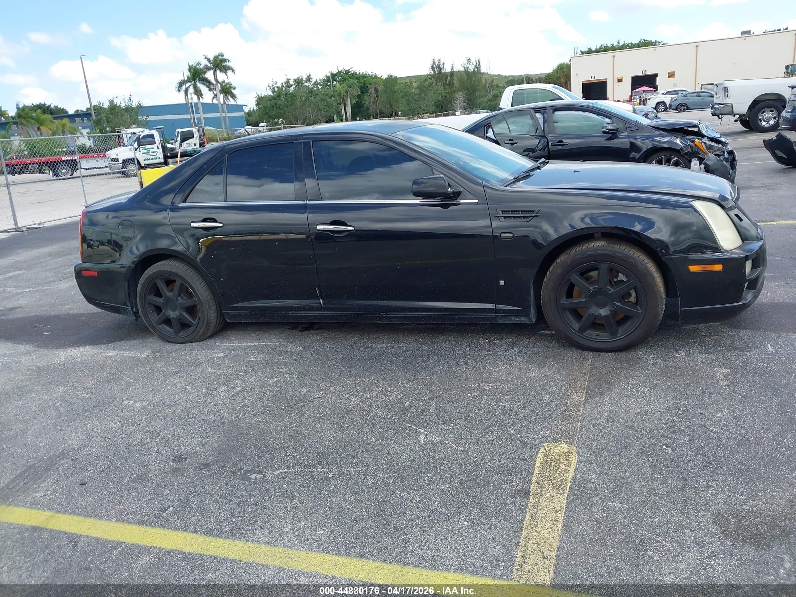 2008 Cadillac Sts V6 Черный vin: 1G6DW67V280103231