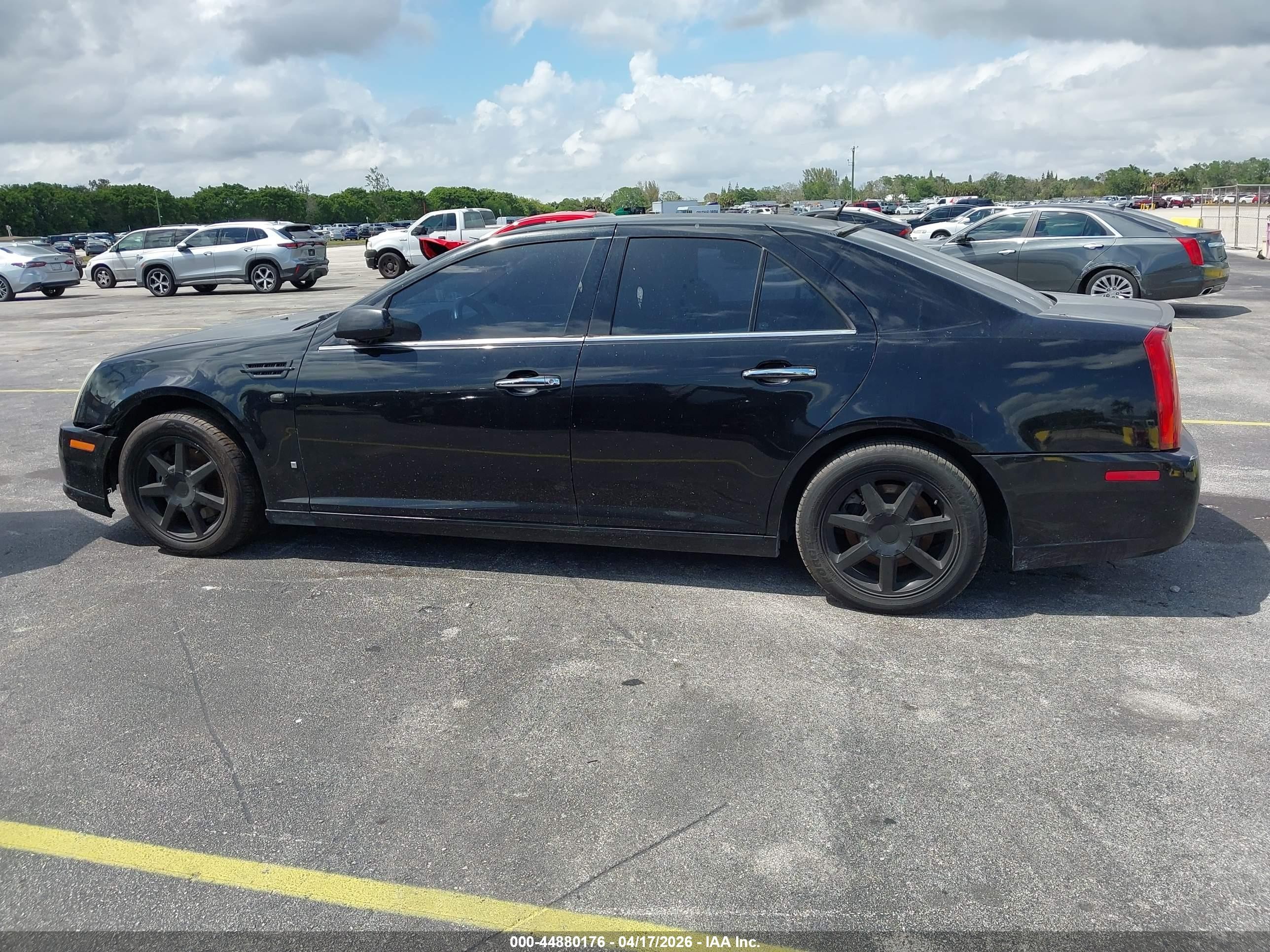 2008 Cadillac Sts V6 Черный vin: 1G6DW67V280103231