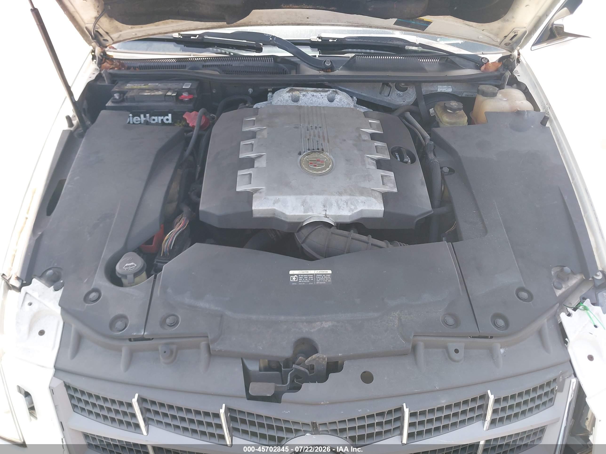 2008 Cadillac Sts Rwd W/1sb White vin: 1G6DW67V280103570