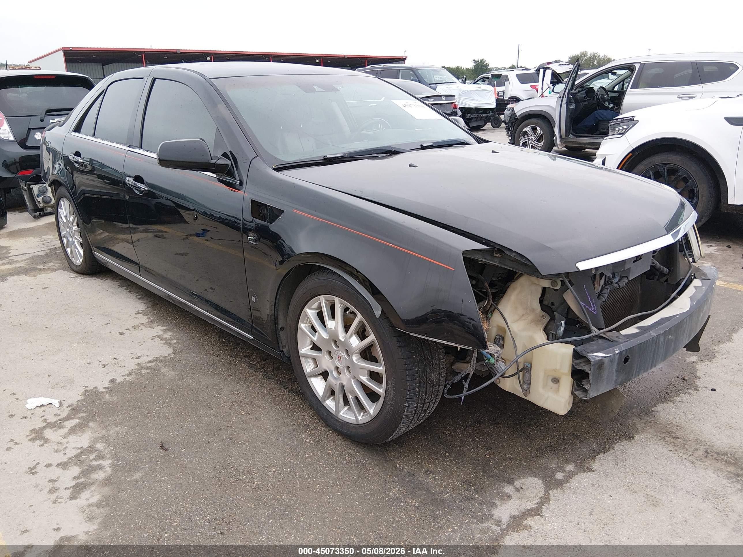2008 Cadillac Sts V6 Black vin: 1G6DW67V280106579