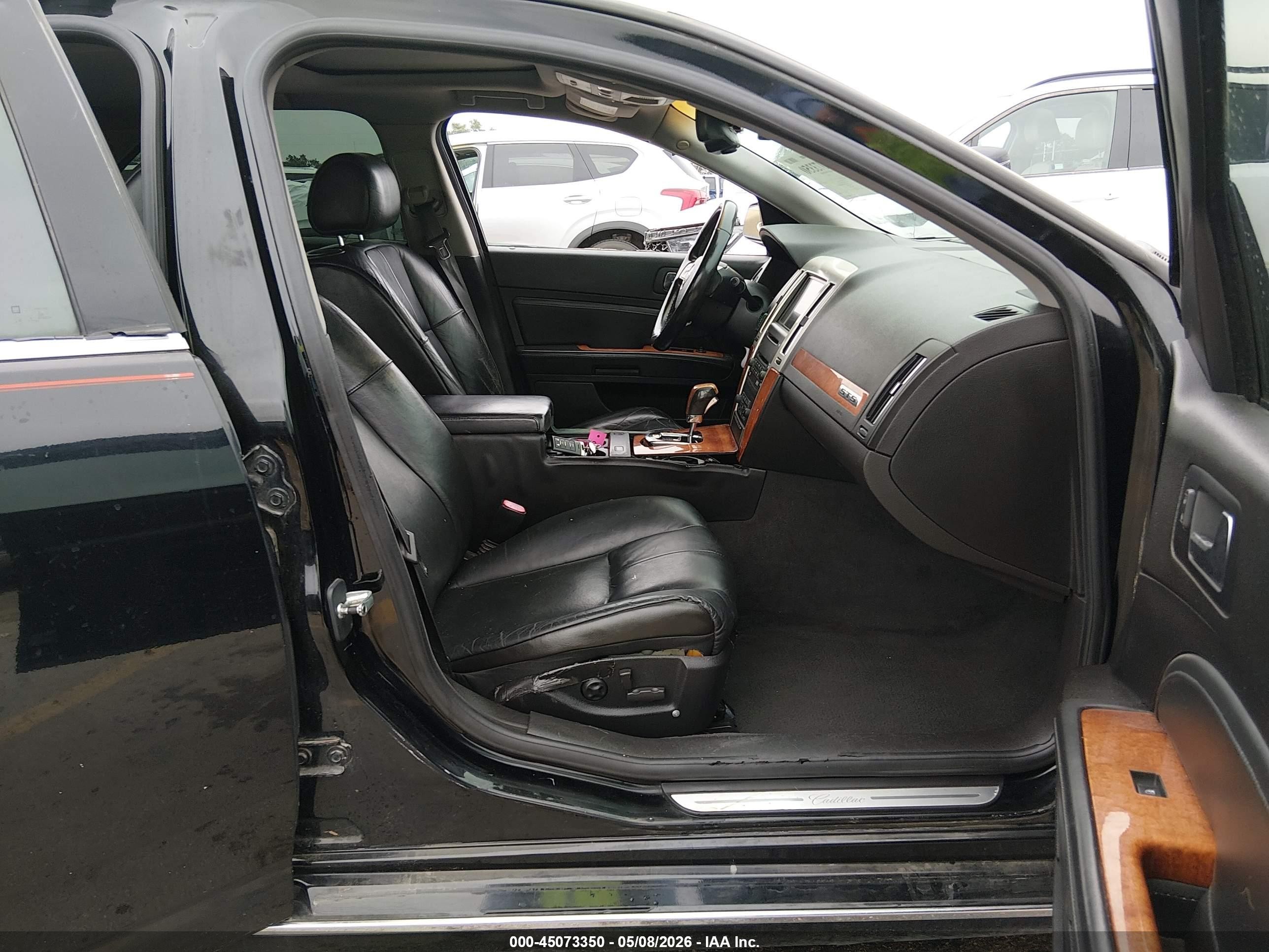 2008 Cadillac Sts V6 Black vin: 1G6DW67V280106579