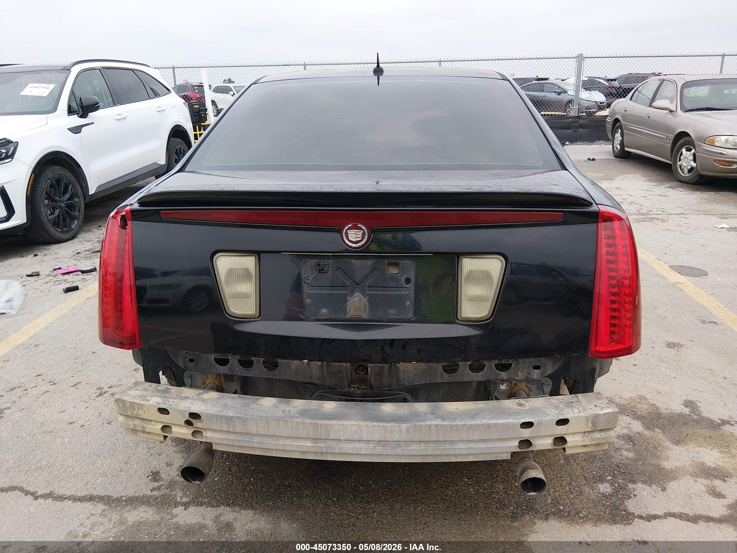 2008 Cadillac Sts V6 Black vin: 1G6DW67V280106579