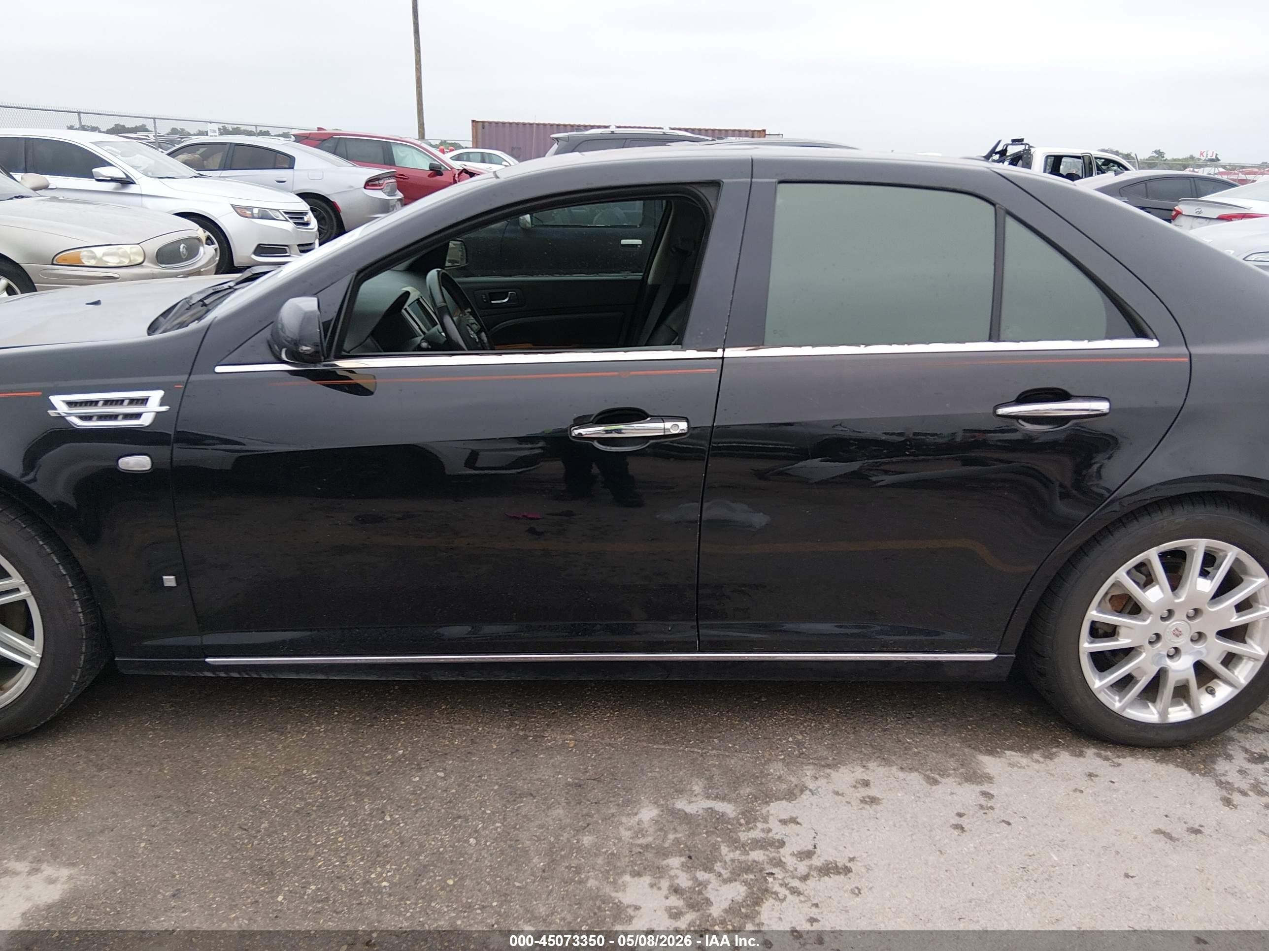 2008 Cadillac Sts V6 Black vin: 1G6DW67V280106579
