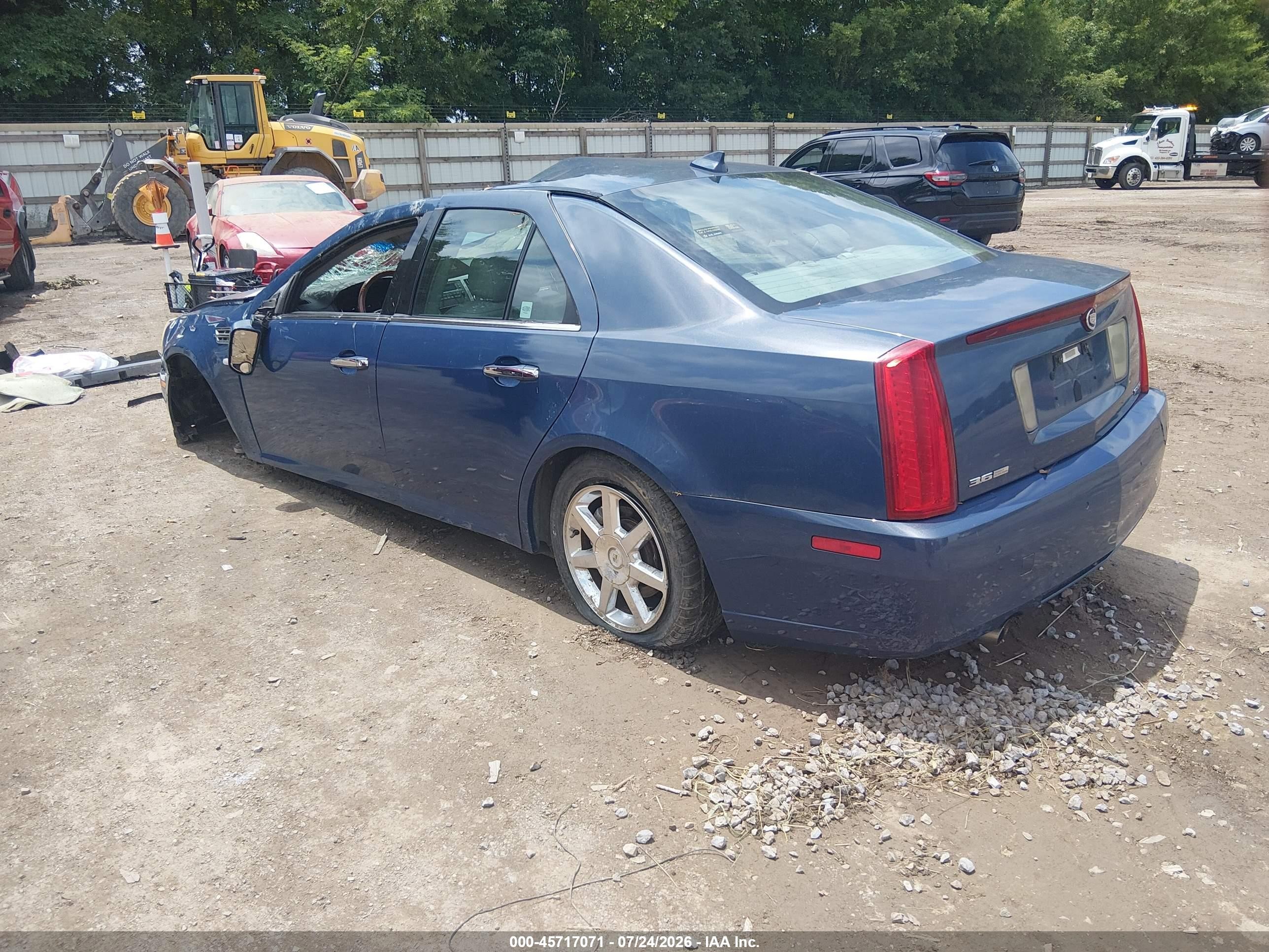 2009 Cadillac Sts Rwd W/1sb Blue vin: 1G6DW67V290116269