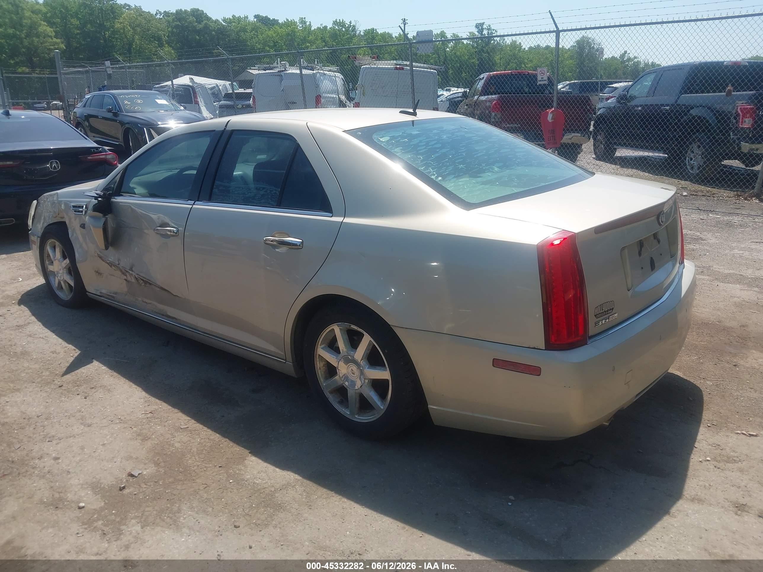 2008 Cadillac Sts Rwd W/1sa Beige vin: 1G6DW67V380105294