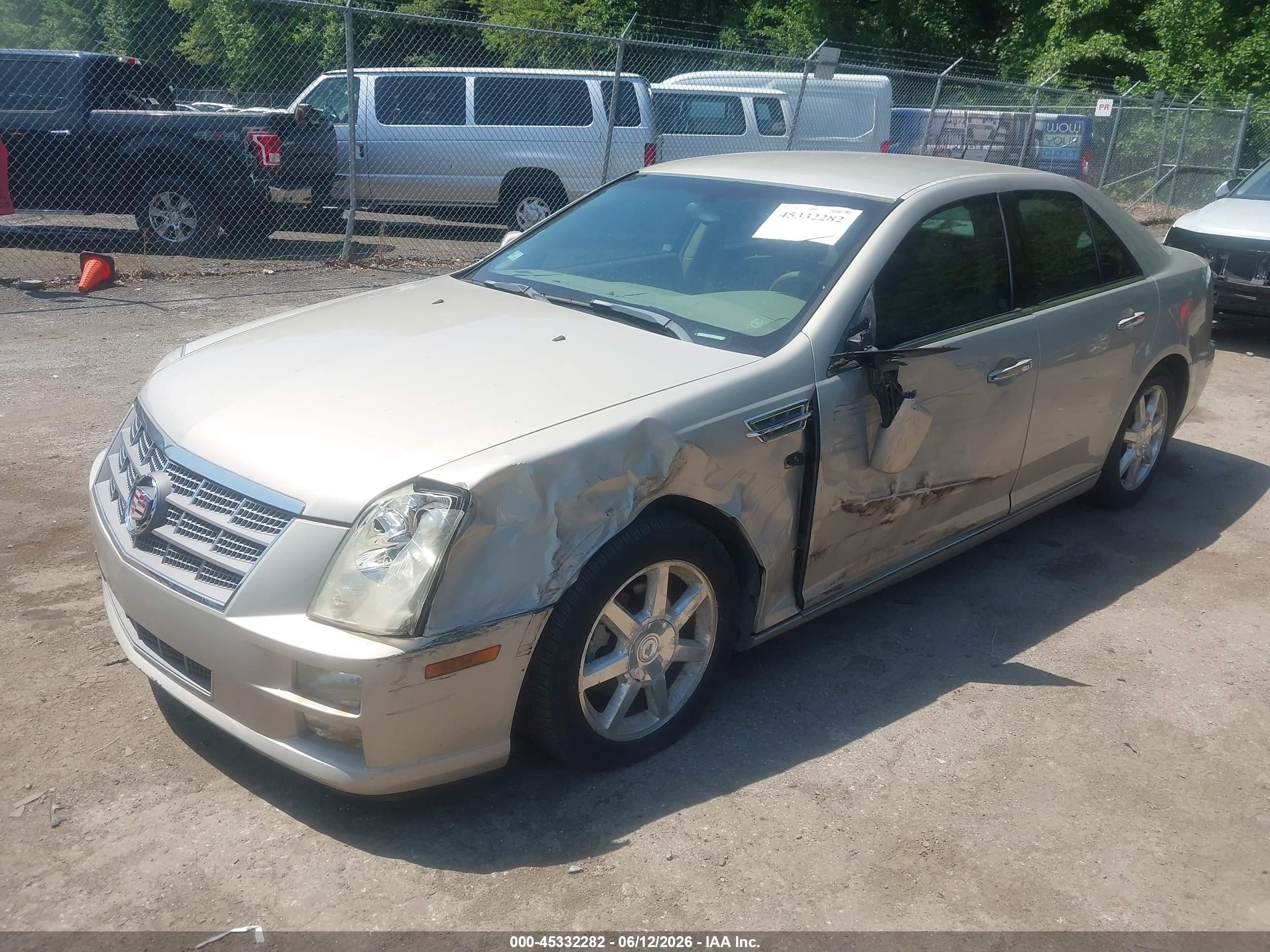 2008 Cadillac Sts Rwd W/1sa Beige vin: 1G6DW67V380105294