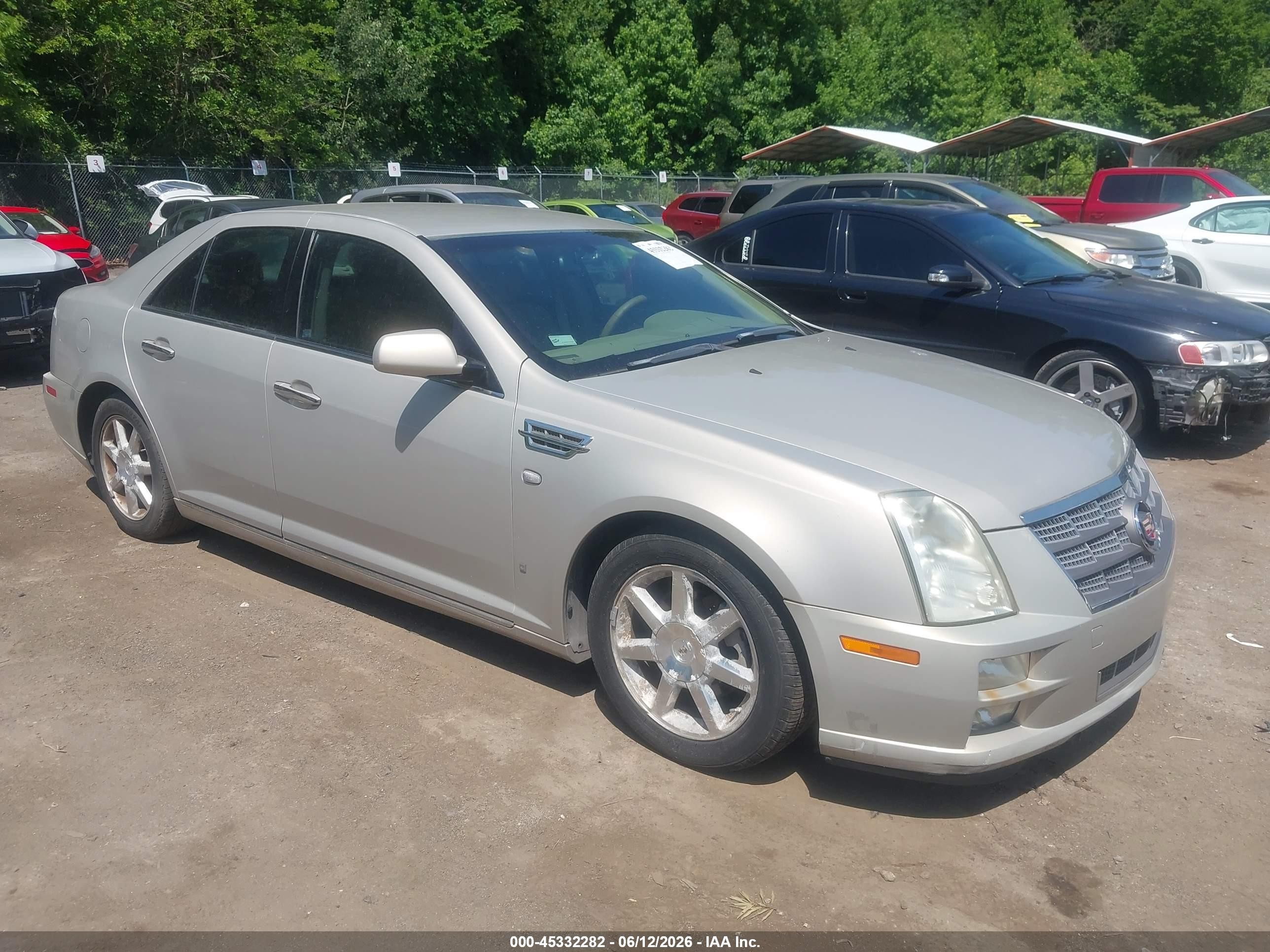 2008 Cadillac Sts Rwd W/1sa Beige vin: 1G6DW67V380105294