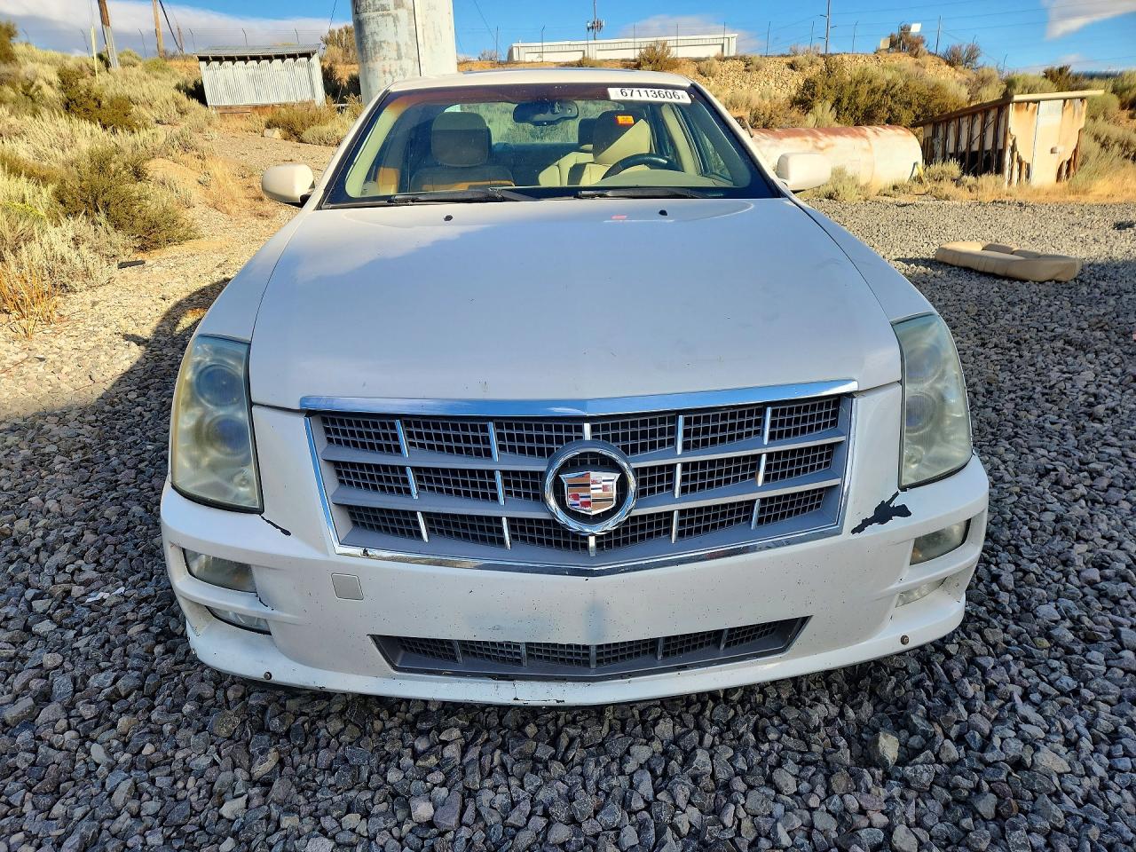 2008 Cadillac Sts White vin: 1G6DW67V480179761