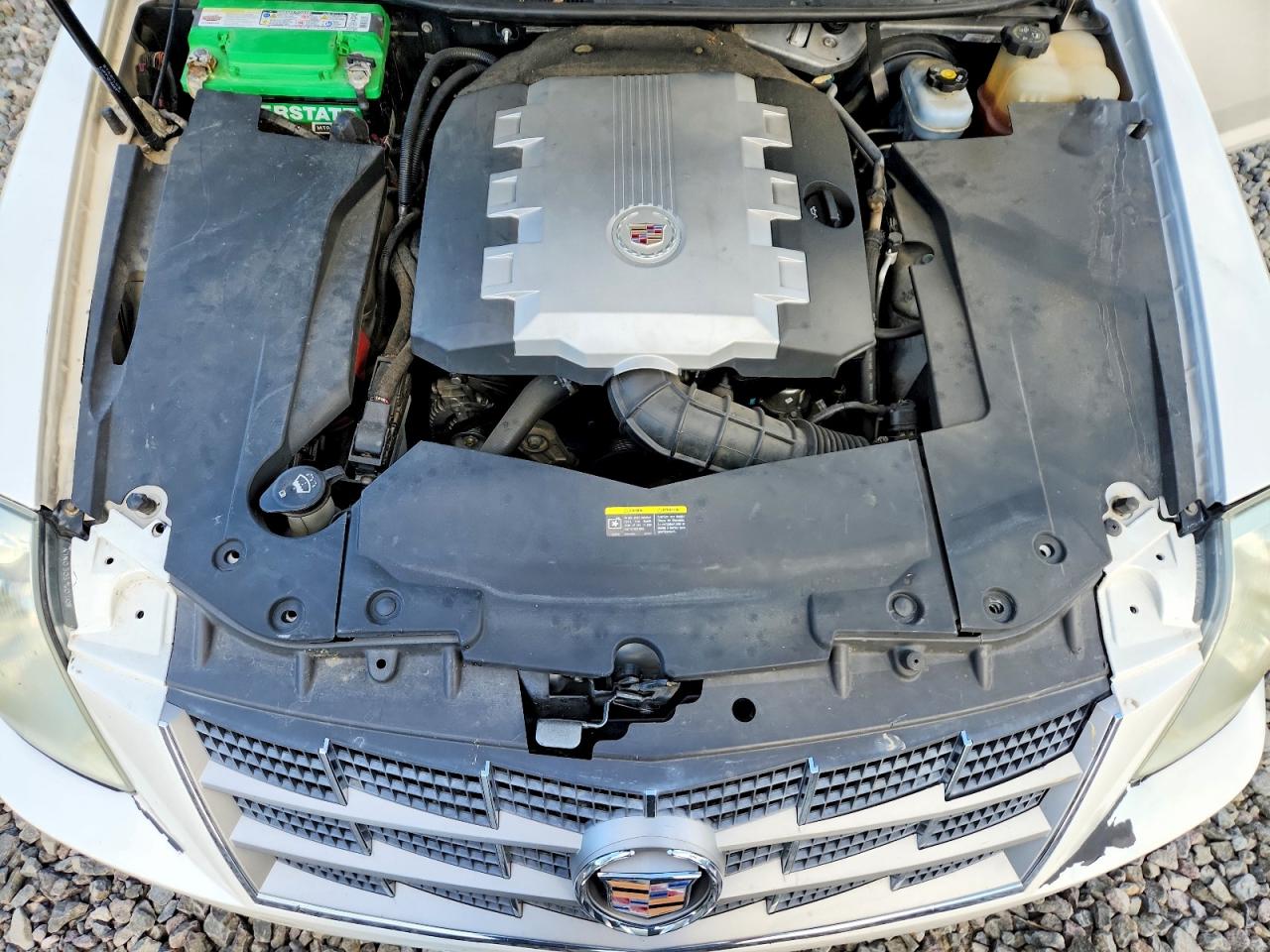 2008 Cadillac Sts White vin: 1G6DW67V480179761