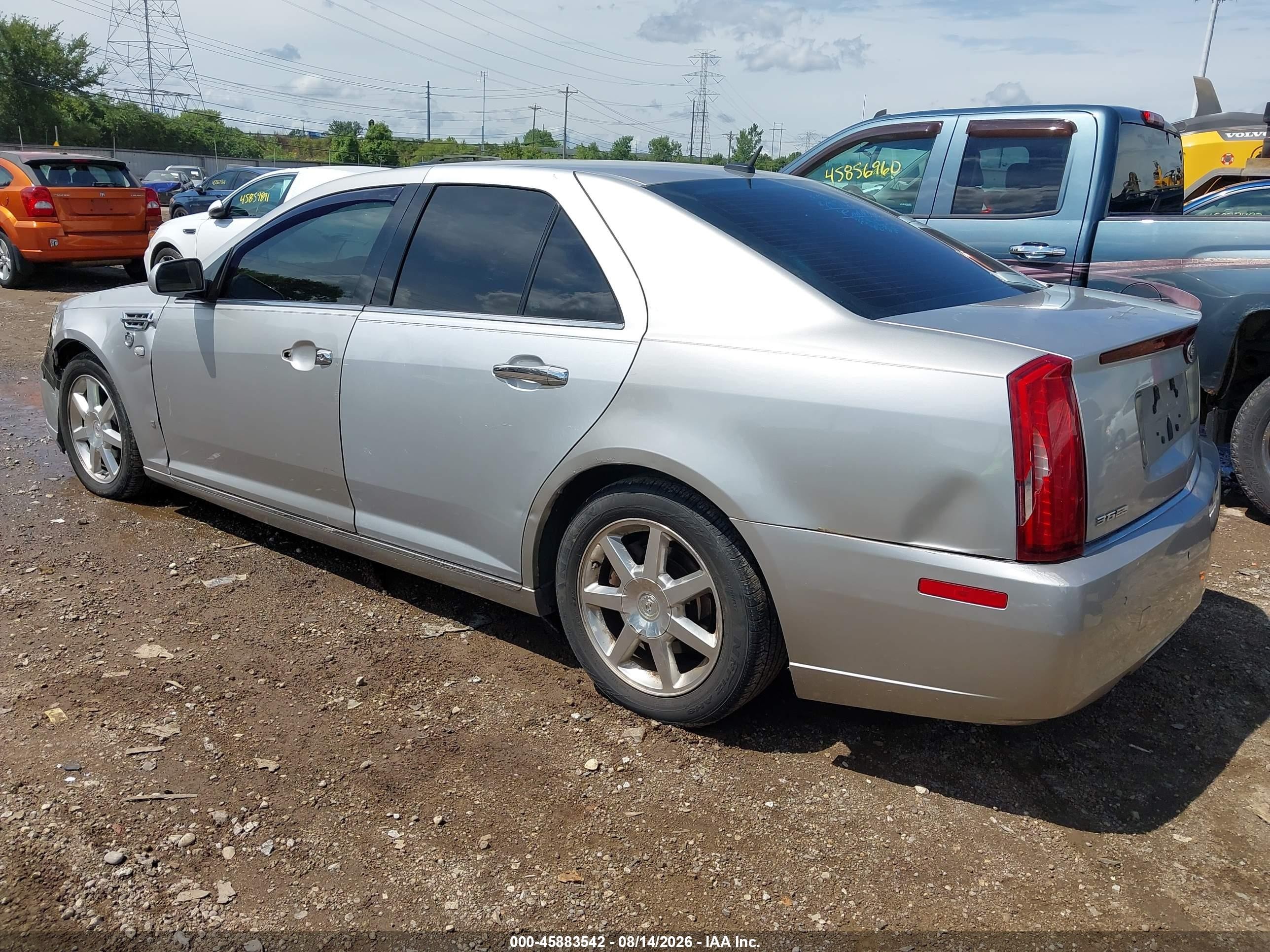 2008 Cadillac Sts Rwd W/1sa Silver vin: 1G6DW67V680105466