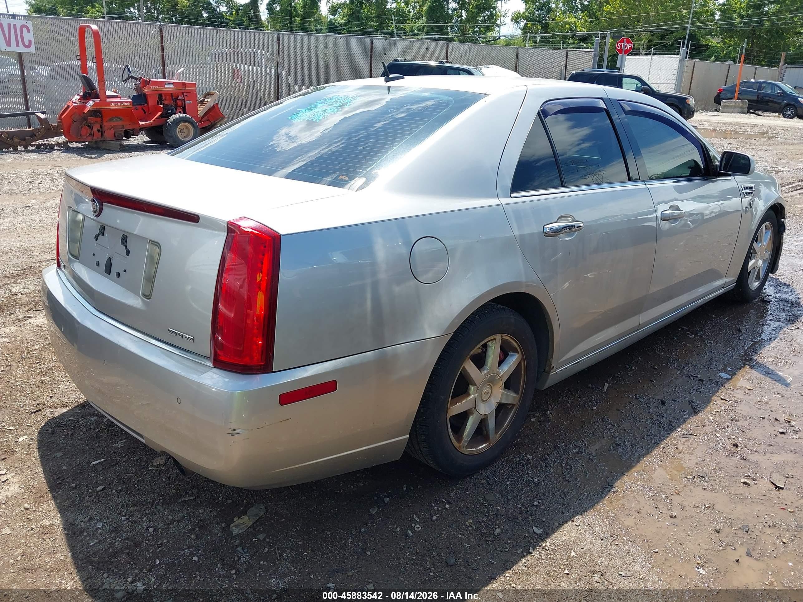 2008 Cadillac Sts Rwd W/1sa Silver vin: 1G6DW67V680105466