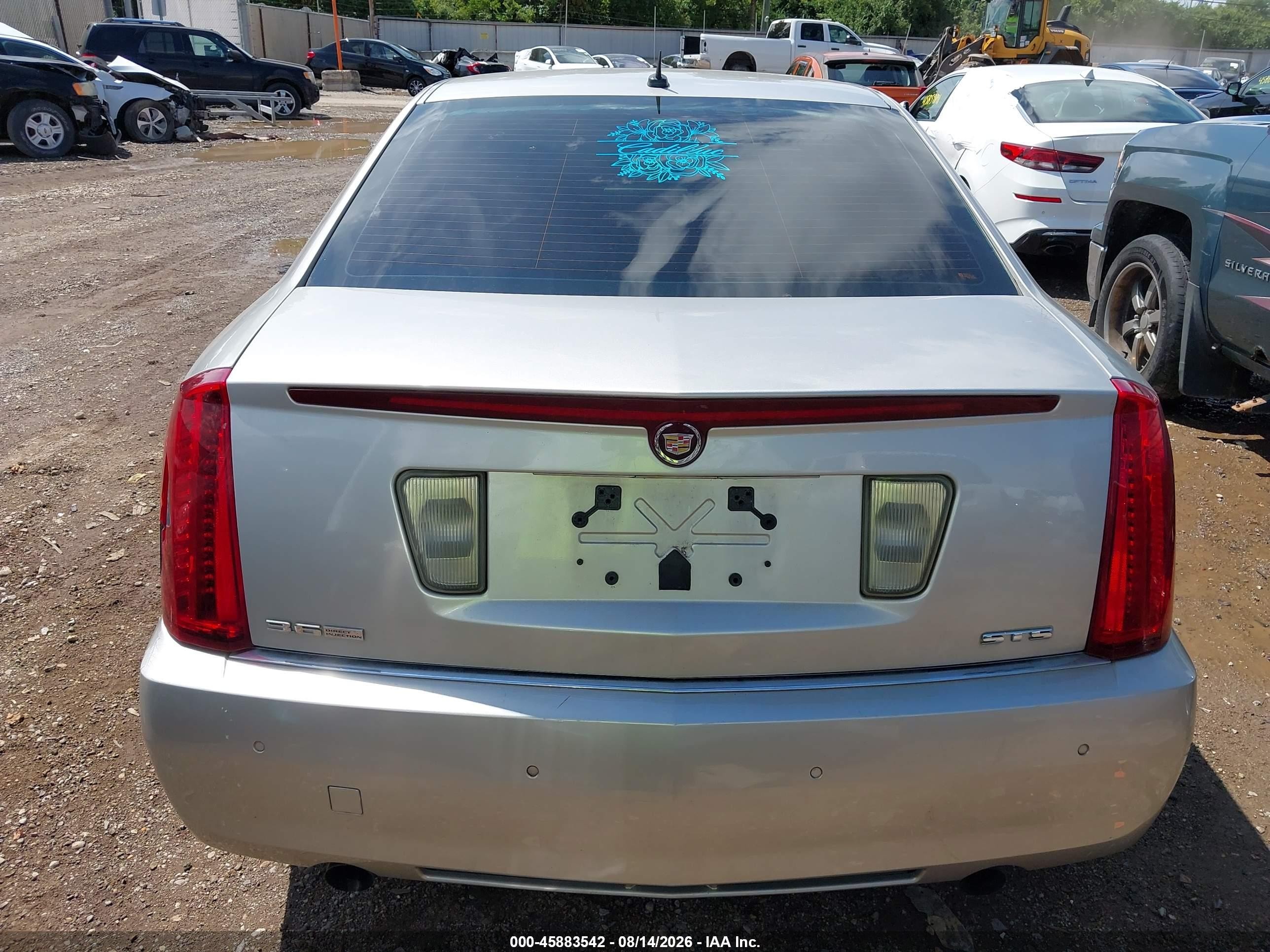 2008 Cadillac Sts Rwd W/1sa Silver vin: 1G6DW67V680105466