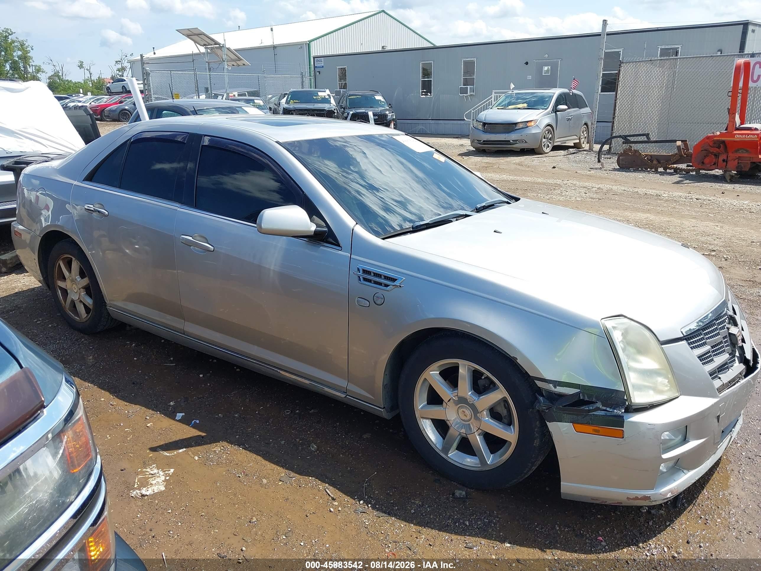2008 Cadillac Sts Rwd W/1sa Silver vin: 1G6DW67V680105466