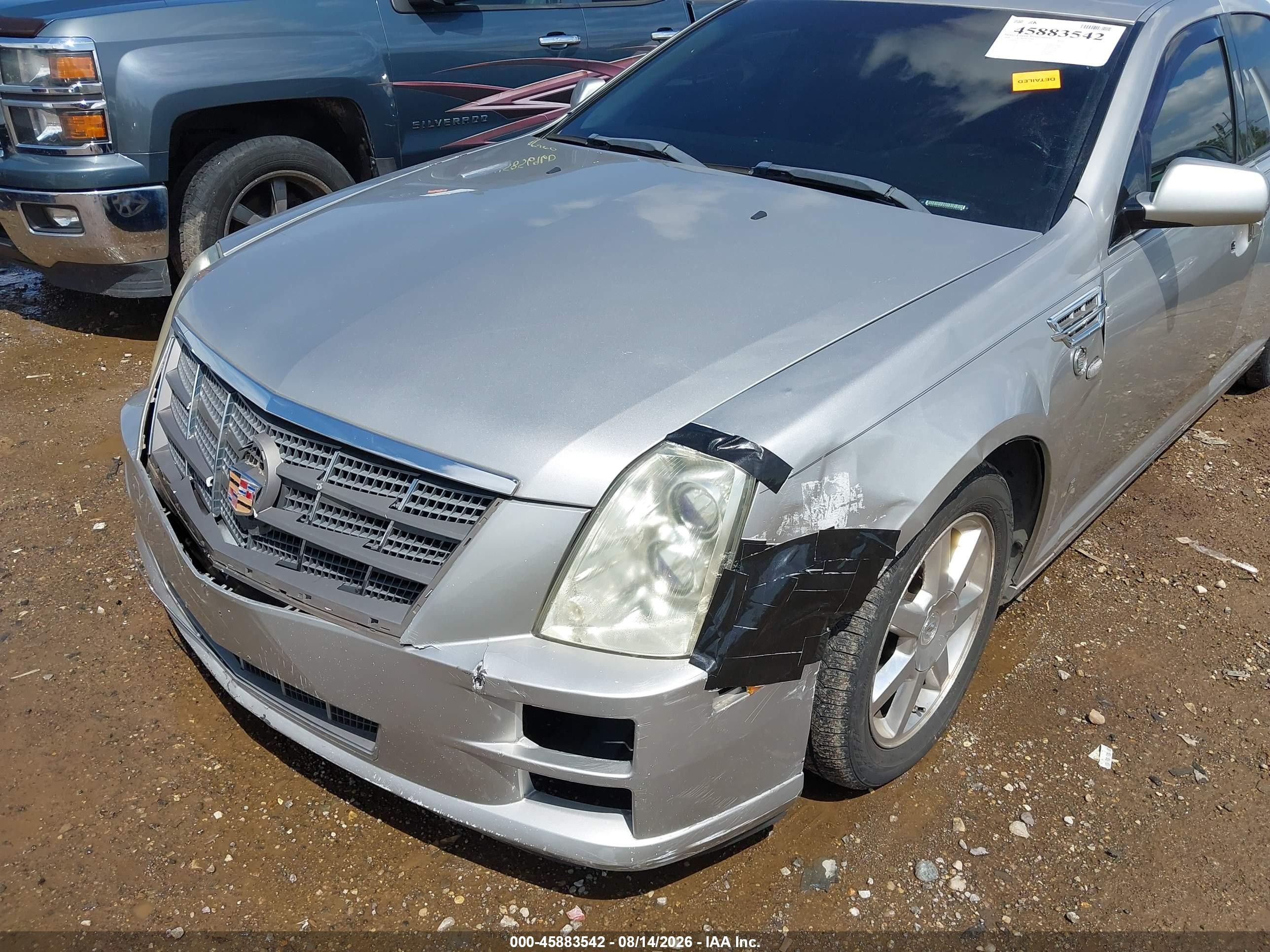 2008 Cadillac Sts Rwd W/1sa Silver vin: 1G6DW67V680105466