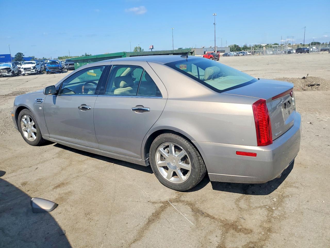 2008 Cadillac Sts Tan vin: 1G6DW67V780152604