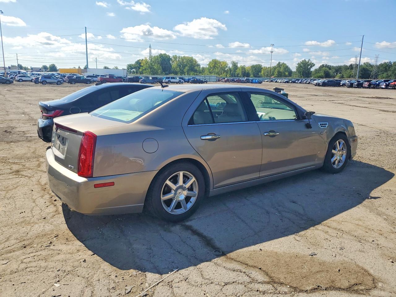 2008 Cadillac Sts Tan vin: 1G6DW67V780152604