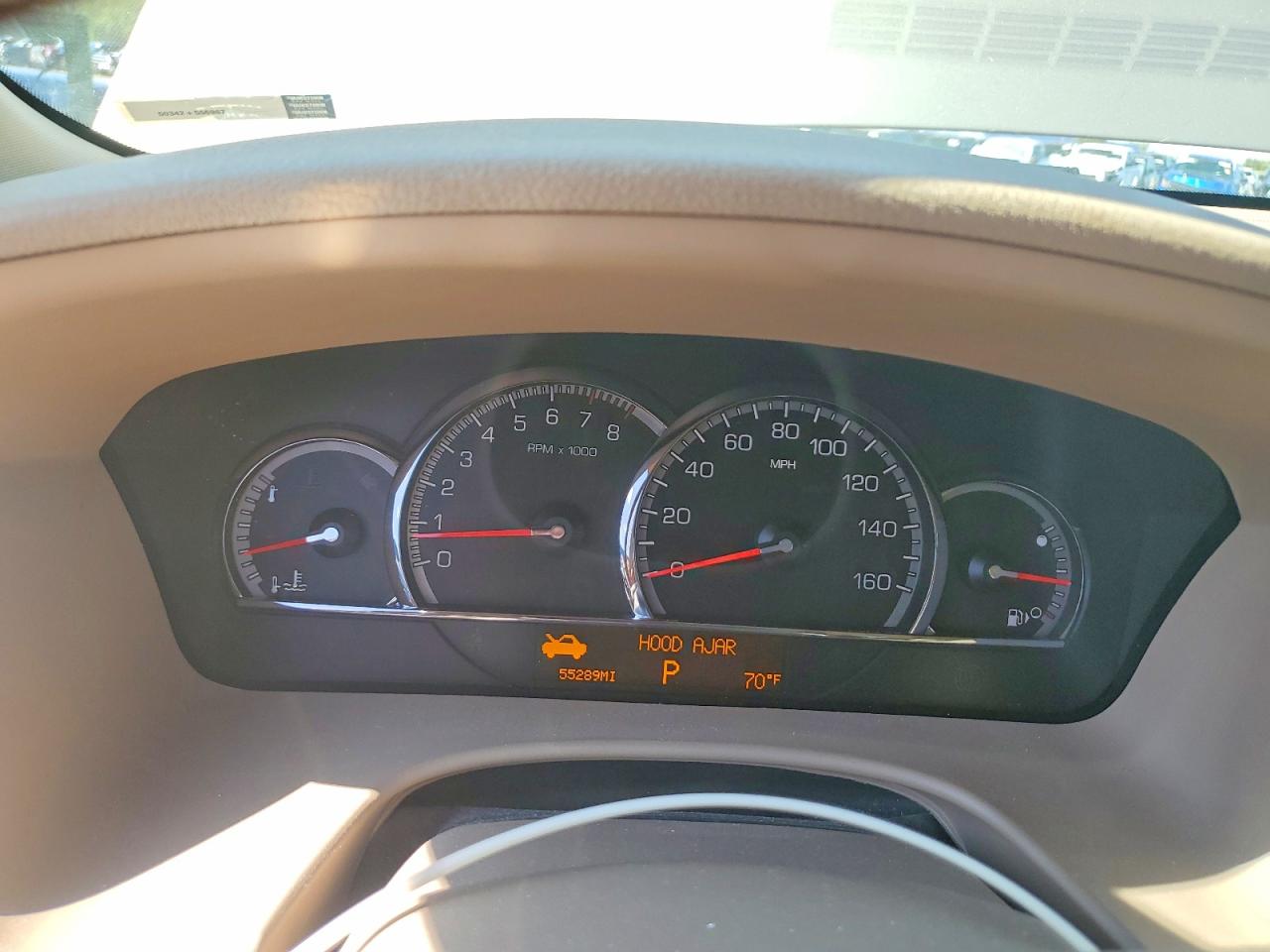 2008 Cadillac Sts Tan vin: 1G6DW67V780152604