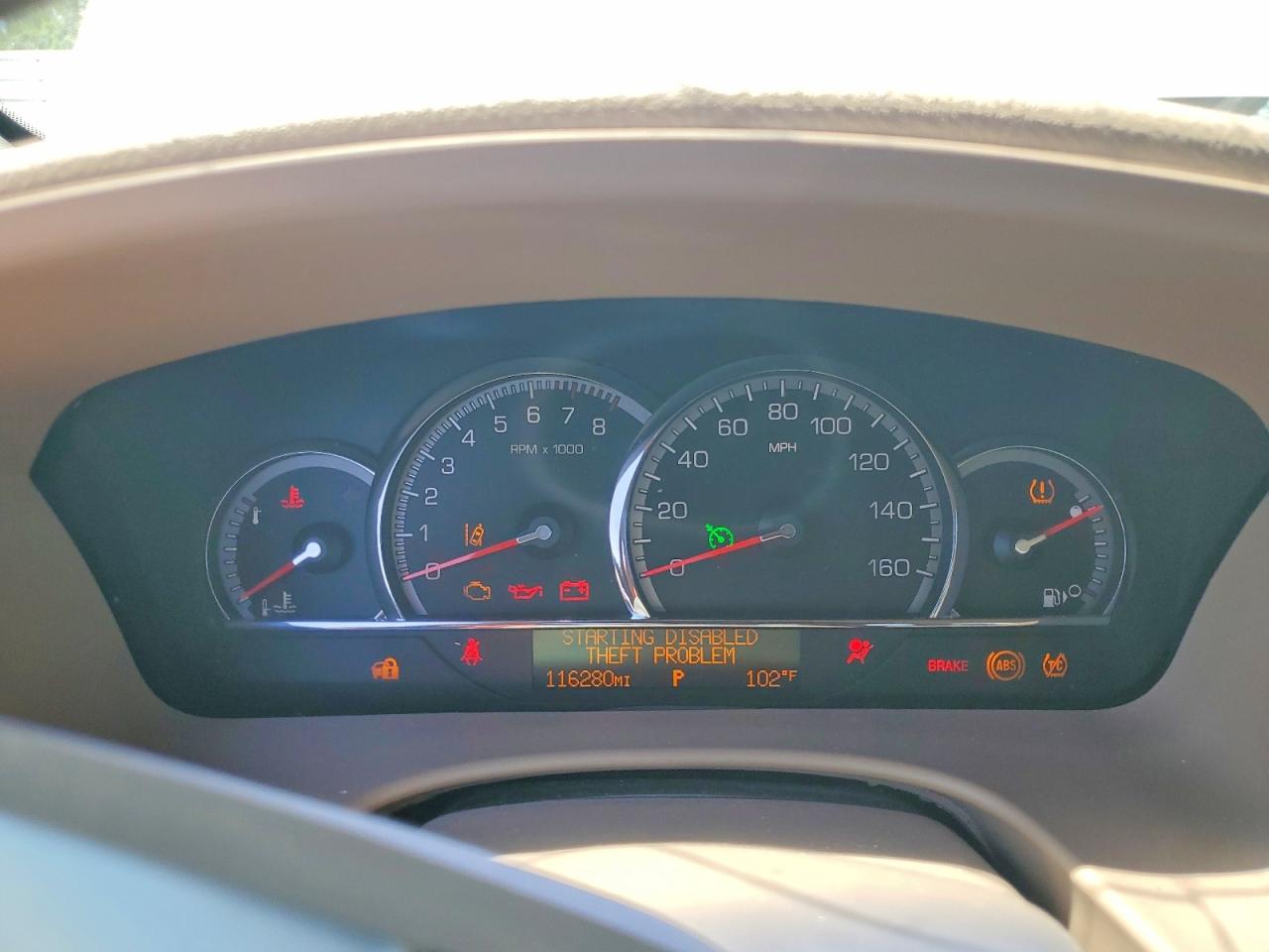 2008 Cadillac Sts White vin: 1G6DW67VX80105373