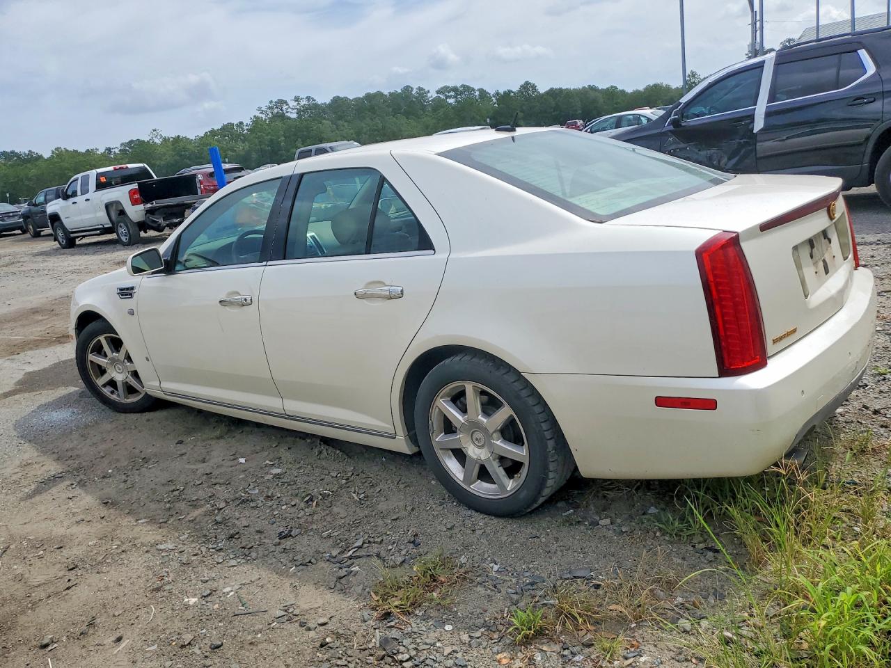 2008 Cadillac Sts Белый vin: 1G6DW67VX80186584