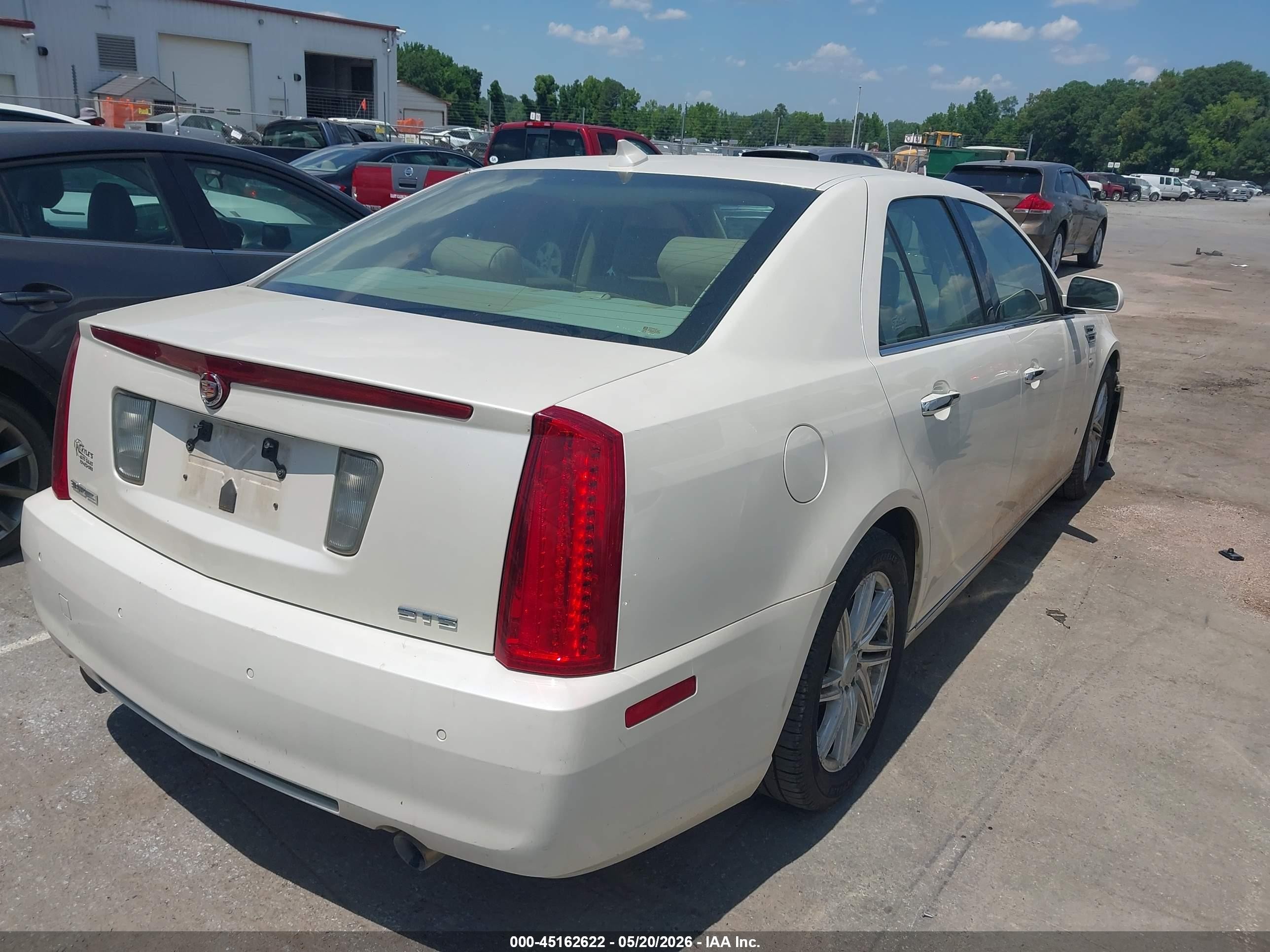 2009 Cadillac Sts V6 Beige vin: 1G6DW67VX90108565