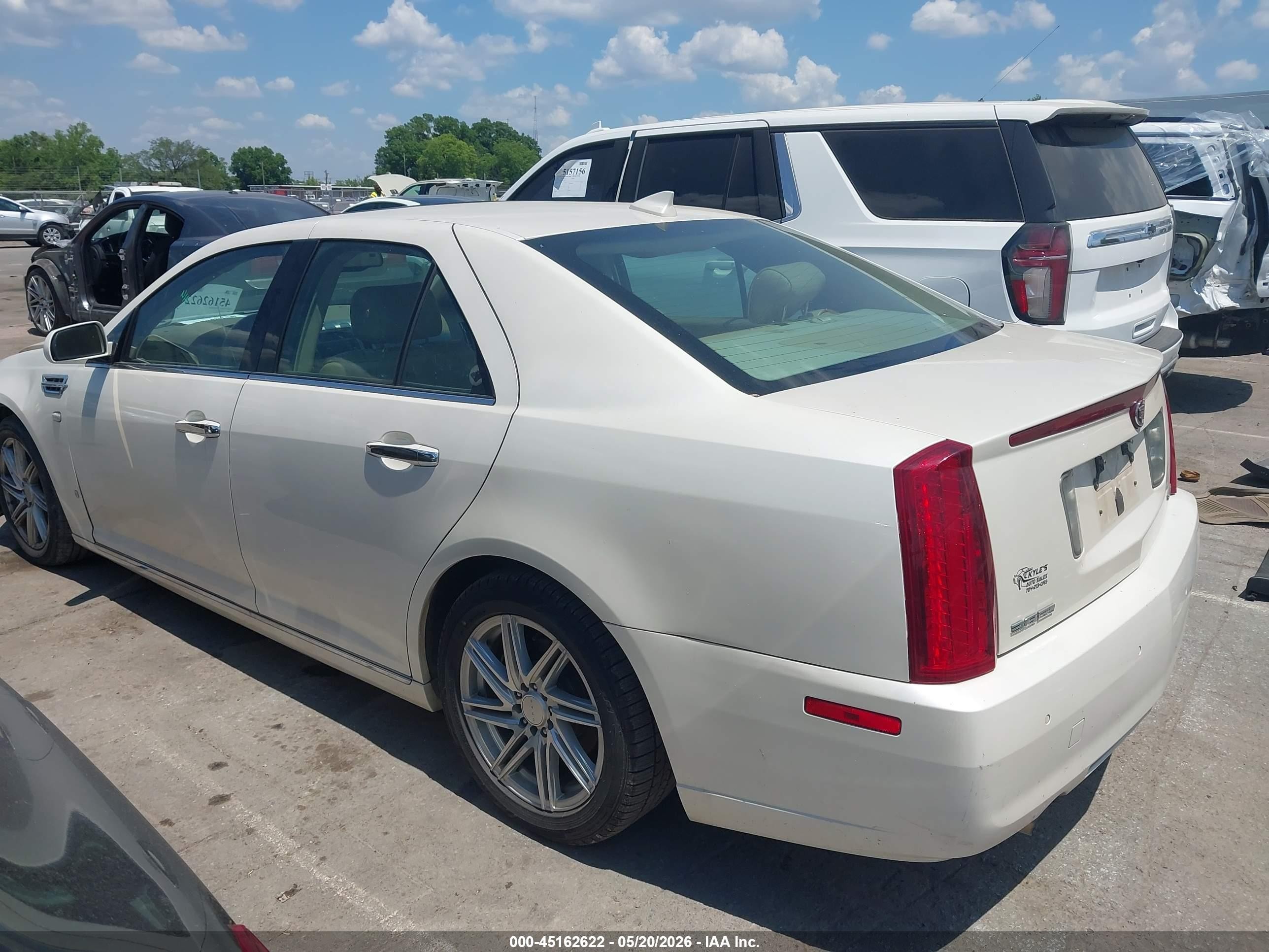 2009 Cadillac Sts V6 Beige vin: 1G6DW67VX90108565