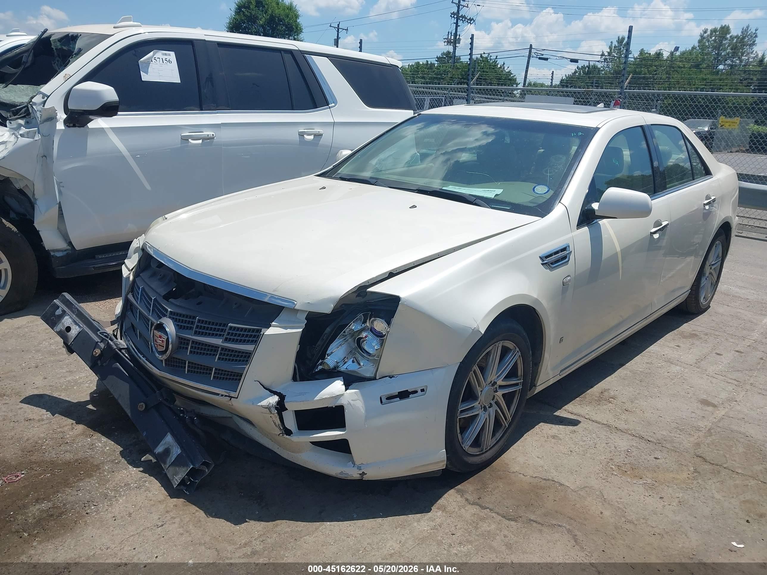 2009 Cadillac Sts V6 Beige vin: 1G6DW67VX90108565