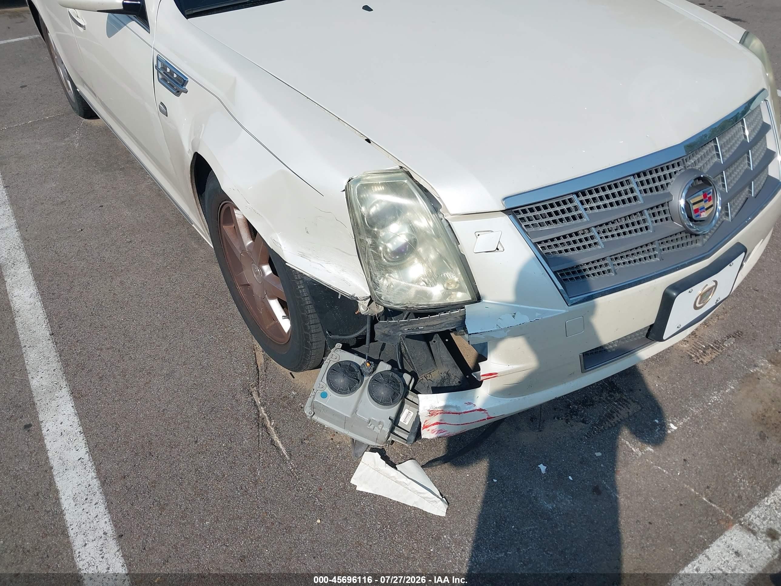 2011 Cadillac Sts Rwd W/1sb Cream vin: 1G6DW6ED8B0118754