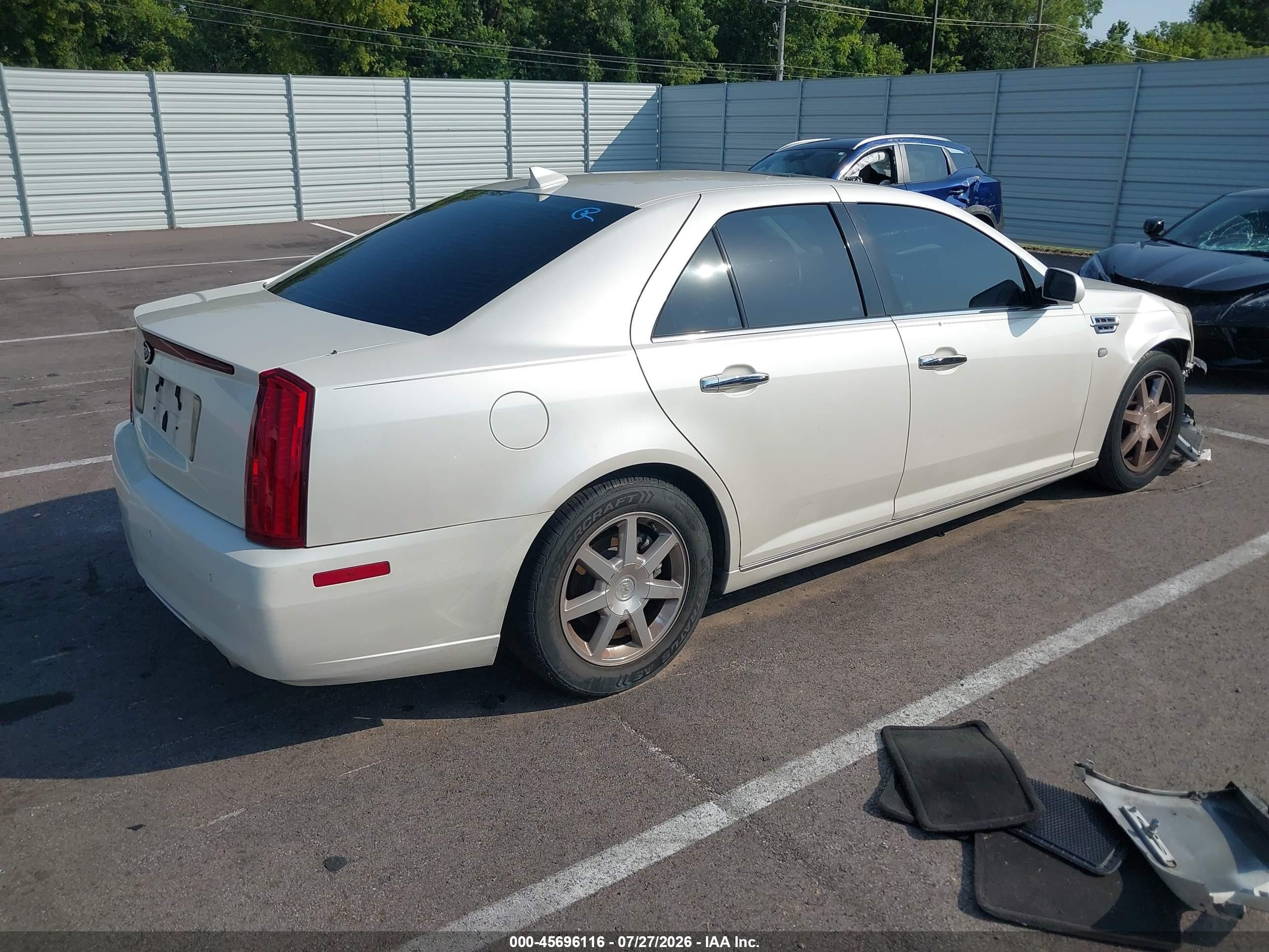 2011 Cadillac Sts Rwd W/1sb Cream vin: 1G6DW6ED8B0118754