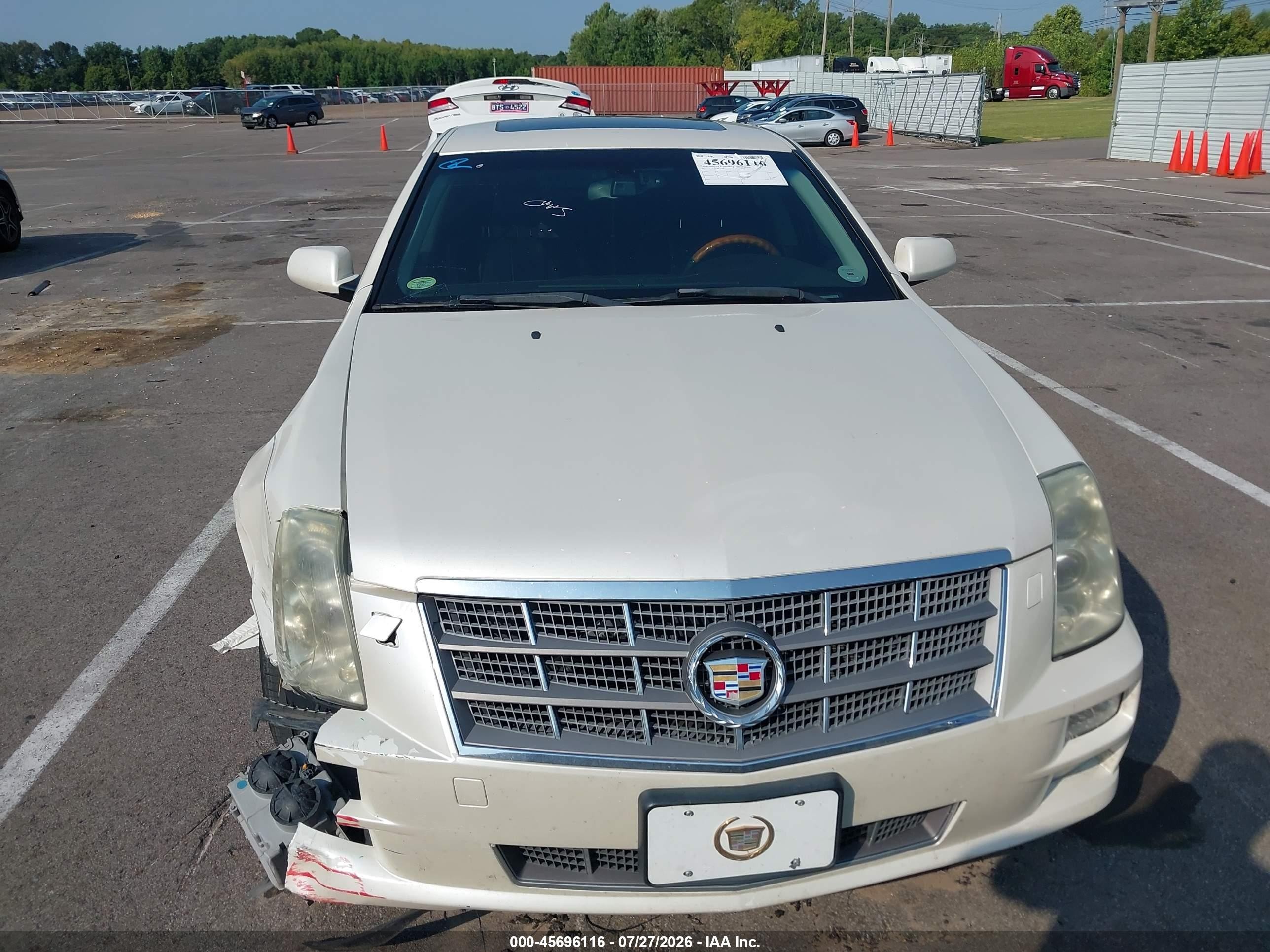 2011 Cadillac Sts Rwd W/1sb Cream vin: 1G6DW6ED8B0118754