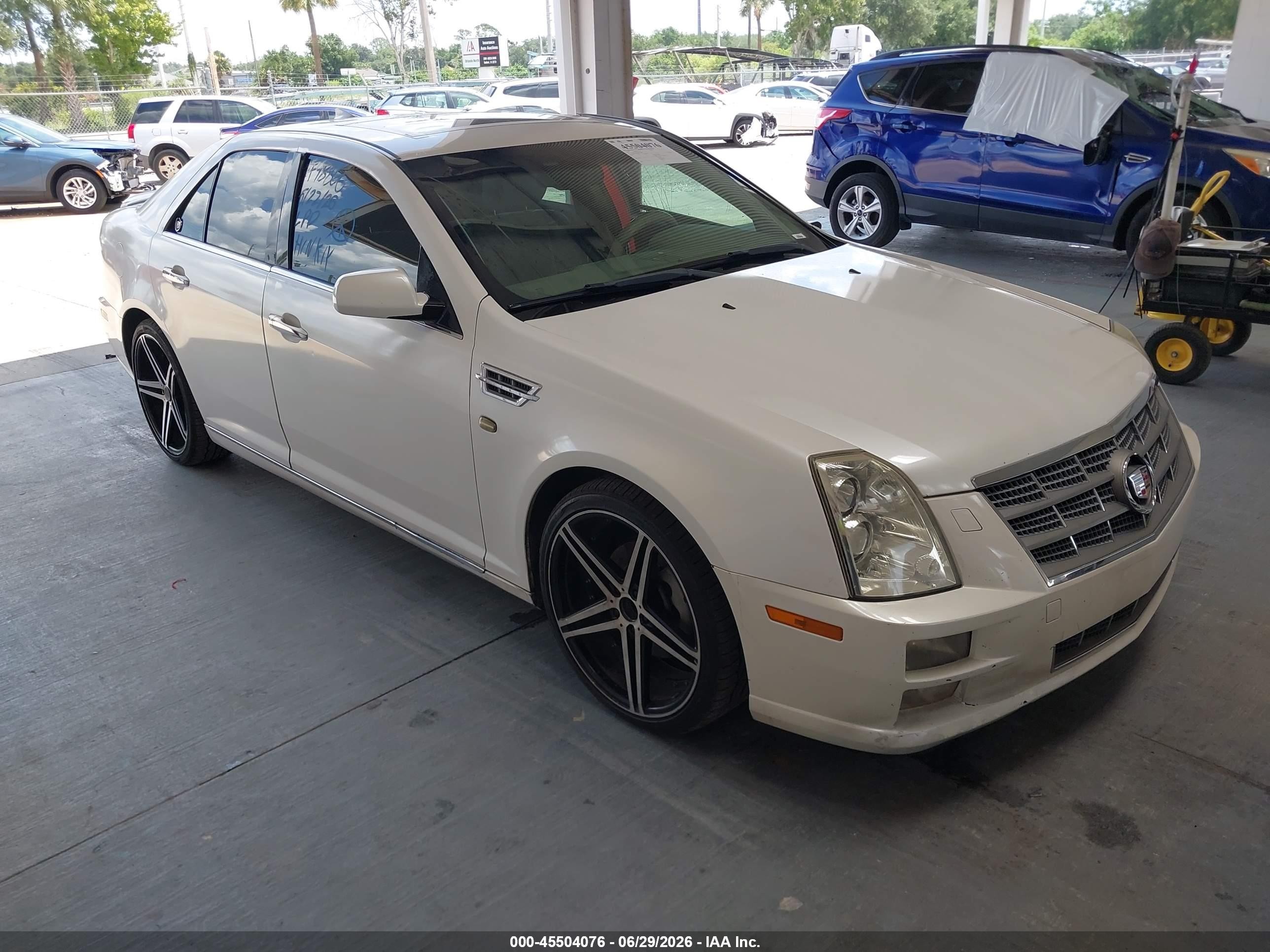2011 Cadillac Sts Rwd W/1sb White vin: 1G6DW6EDXB0117895