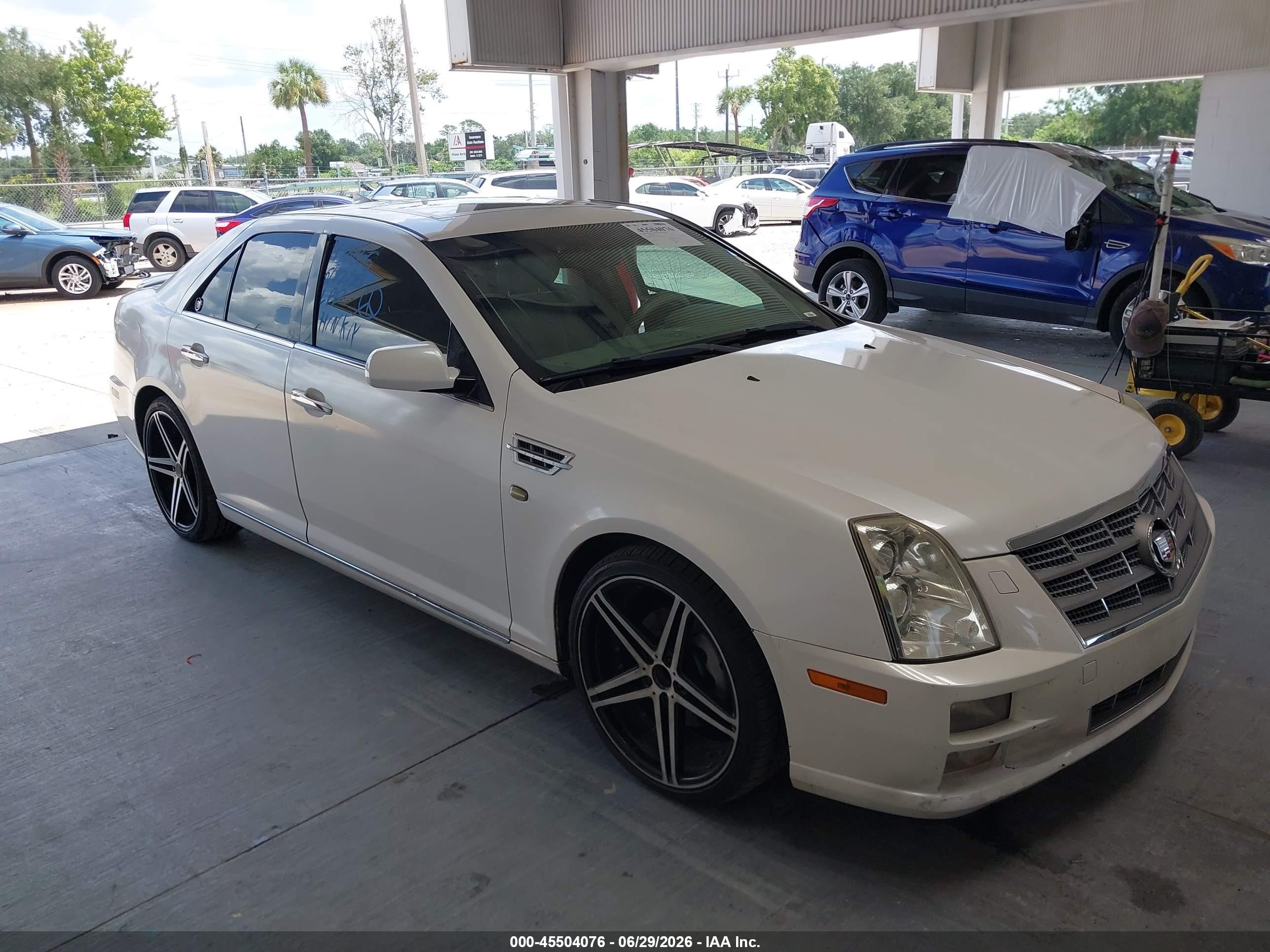 2011 Cadillac Sts Rwd W/1sb White vin: 1G6DW6EDXB0117895
